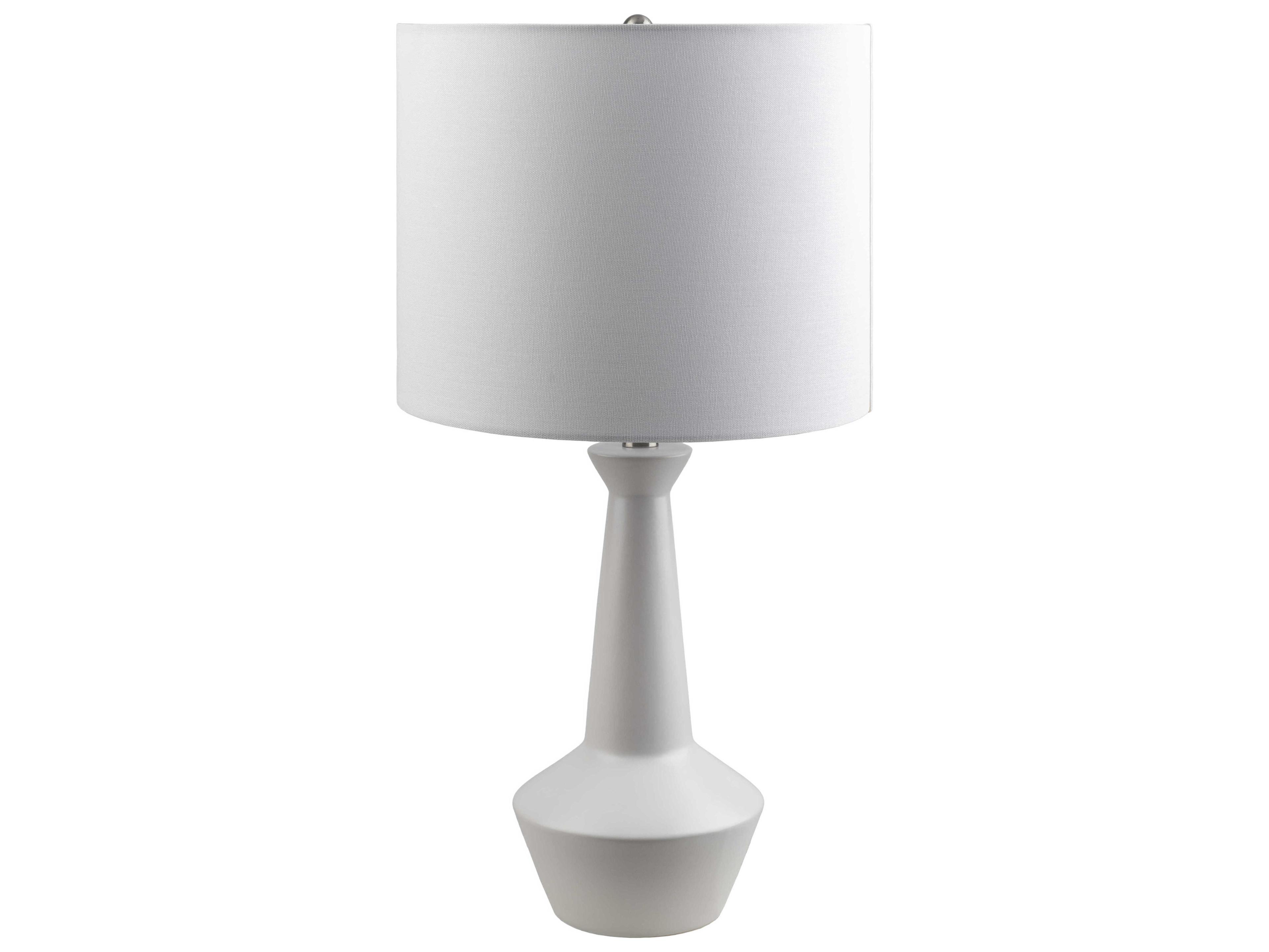 Surya Fredonia White Buffet Lamp