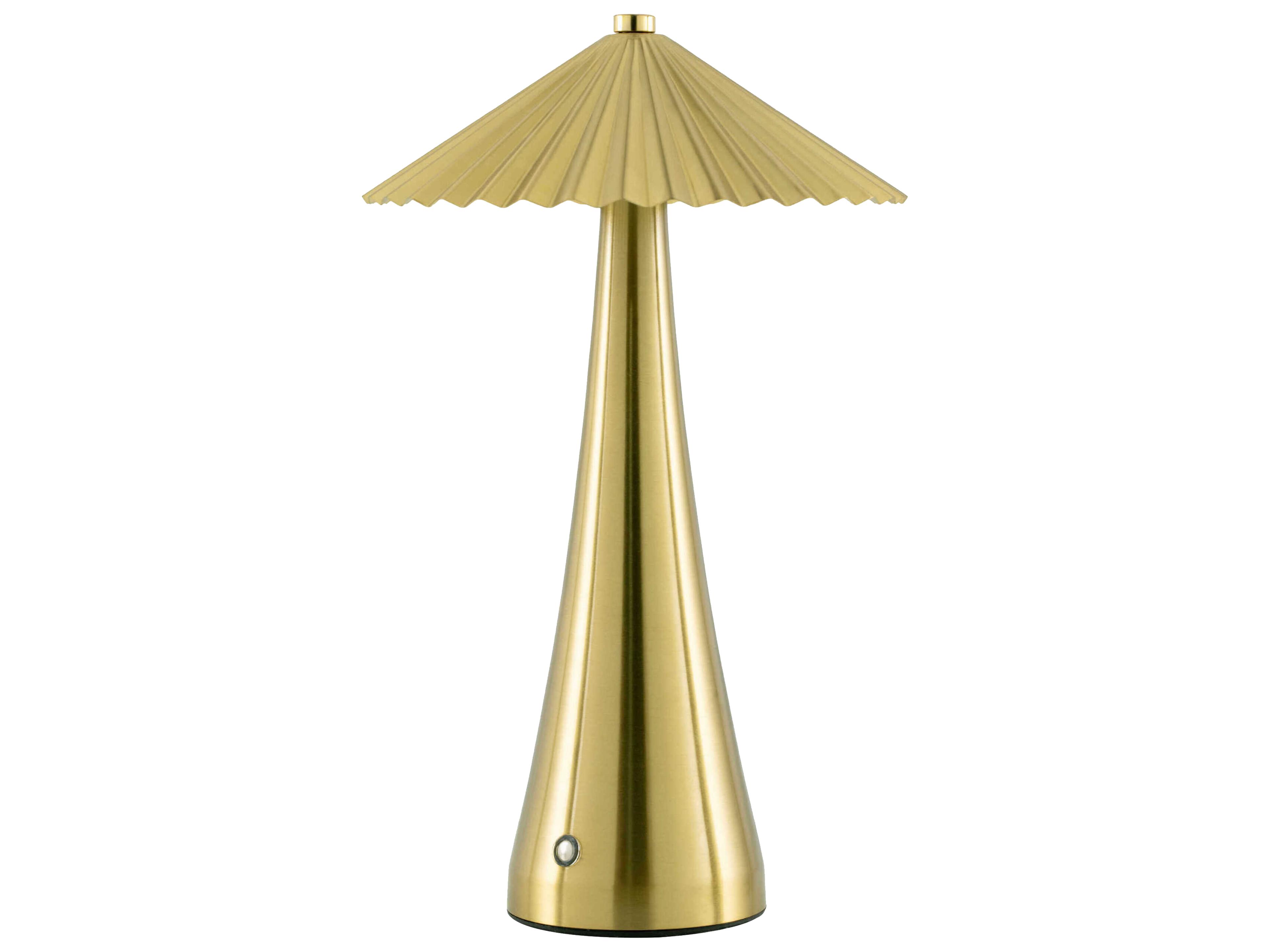 Surya Furnas Metallic Brass Table Lamp