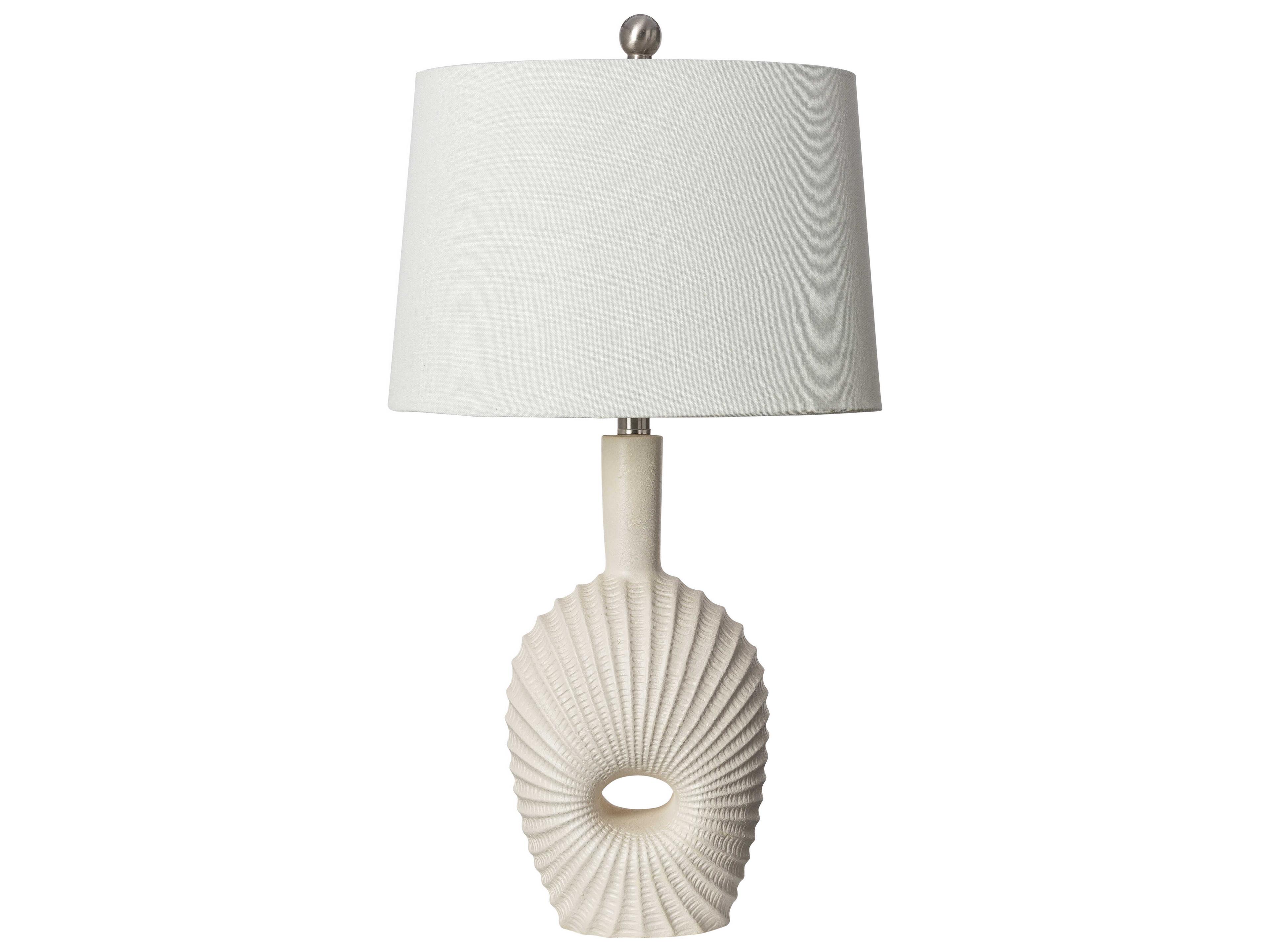Surya Fatima White Buffet Lamp