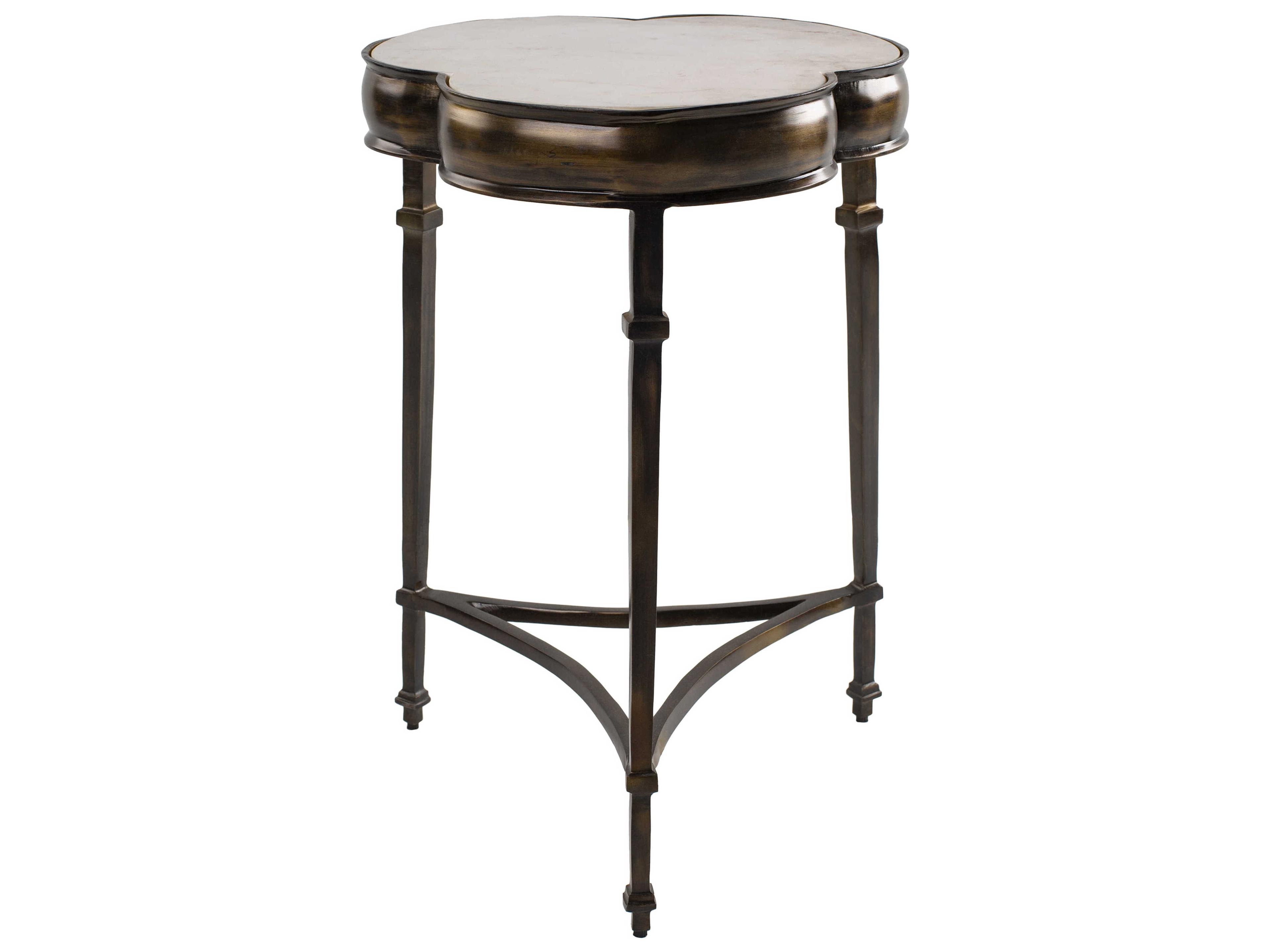 Surya Gregory Marble End Table