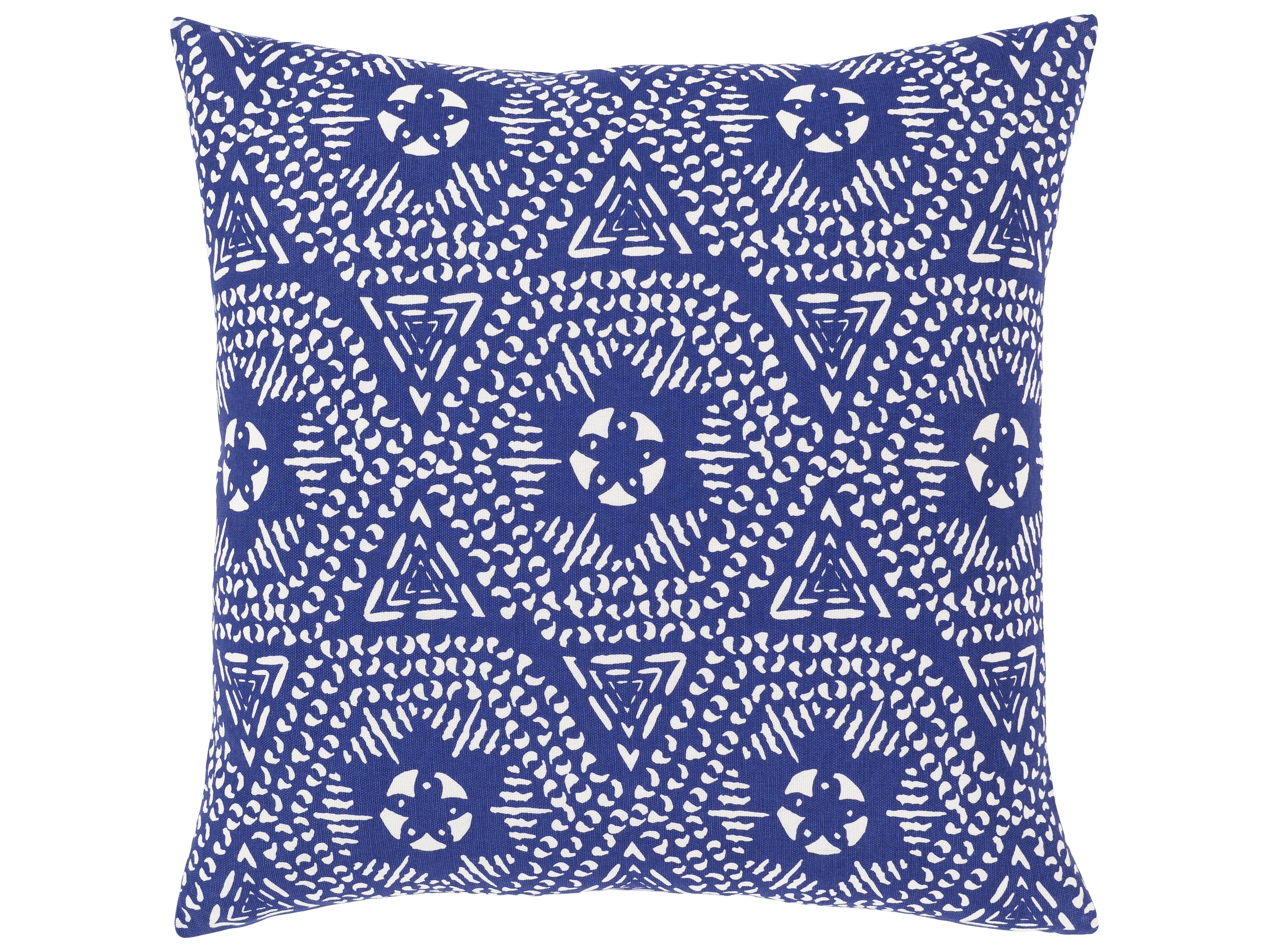 Surya Global Blues Dark Blue Pillow
