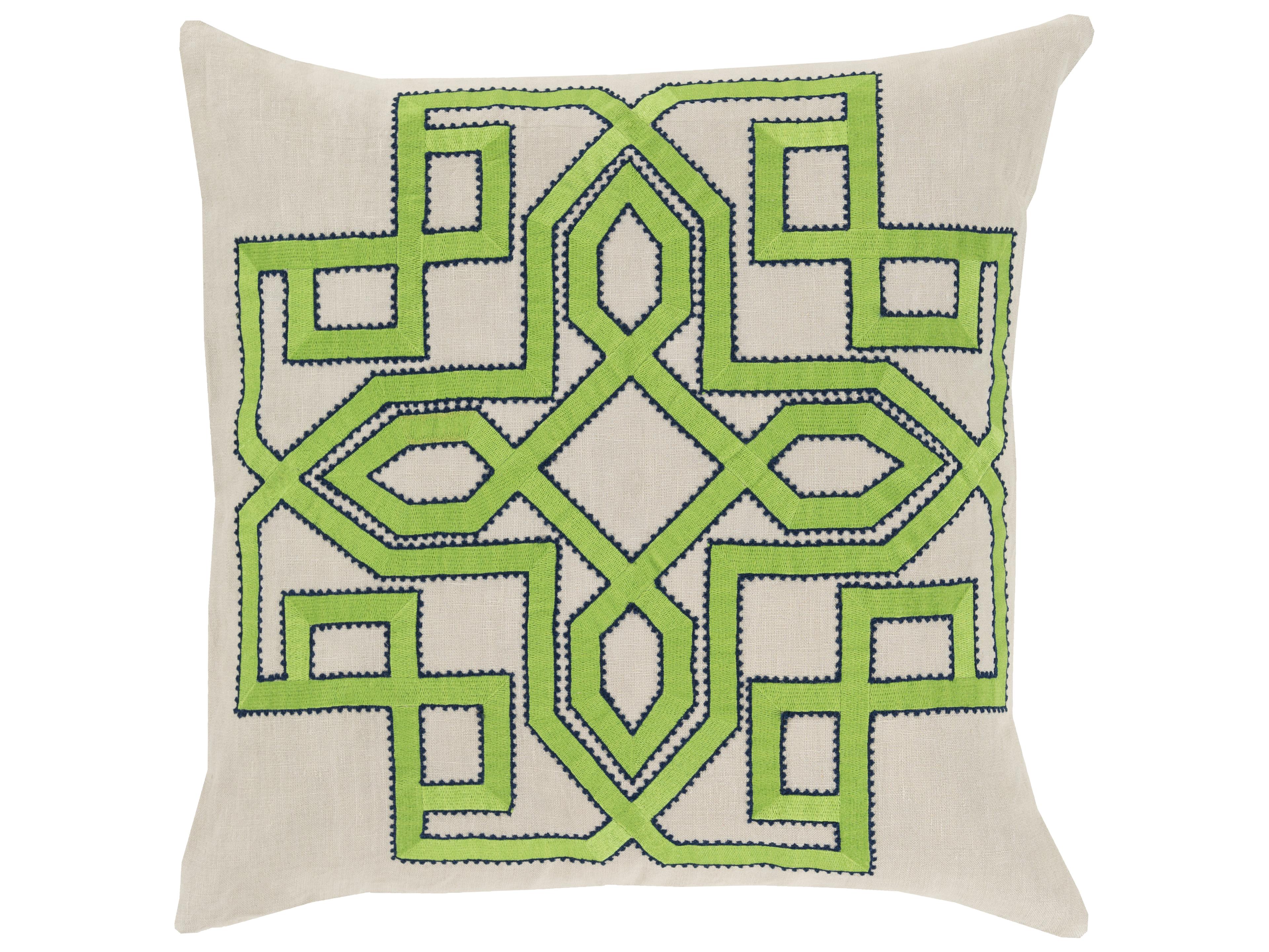 Surya Gatsby Light Green Pillow