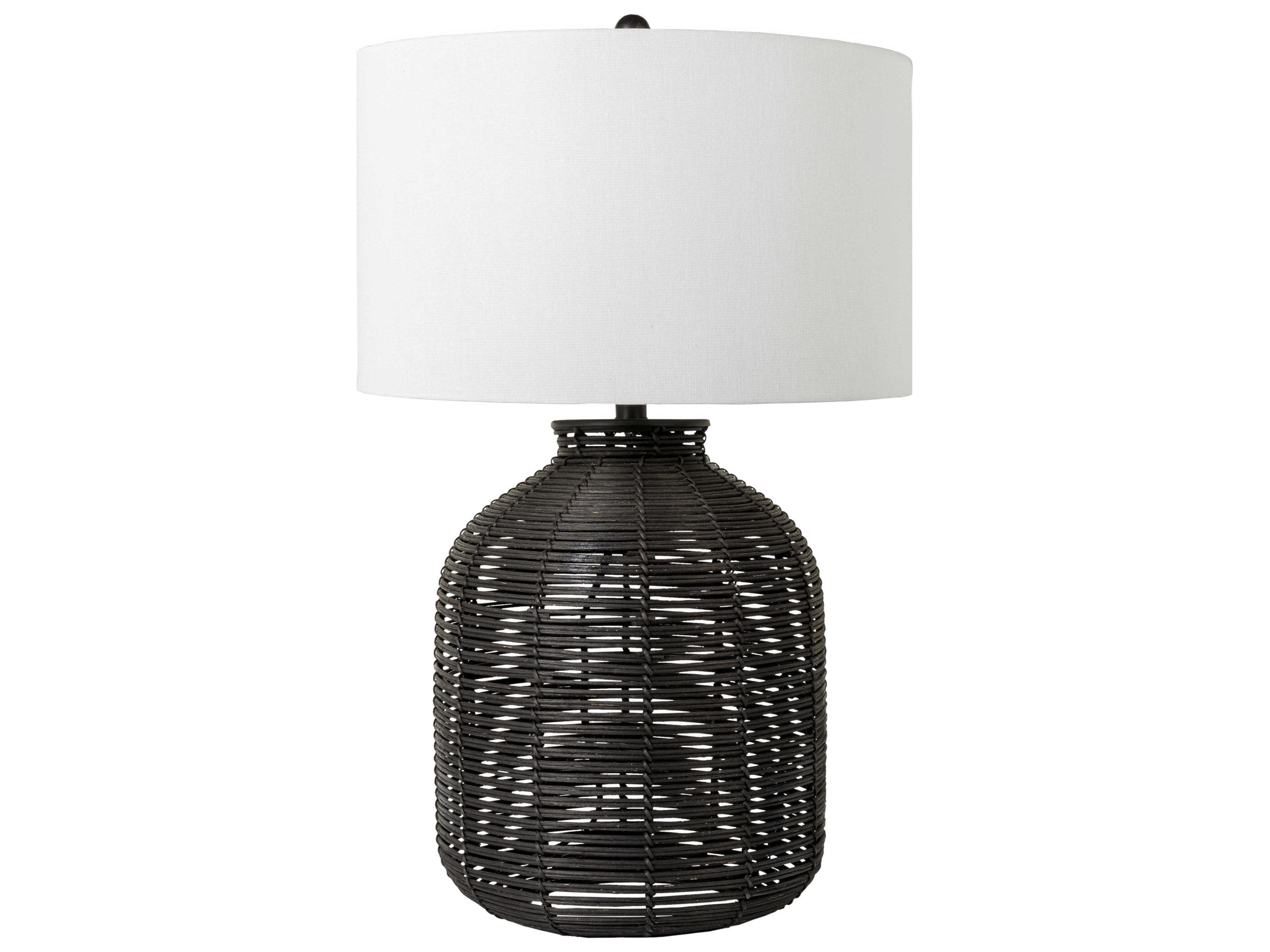 Surya Galatas Black Buffet Lamp