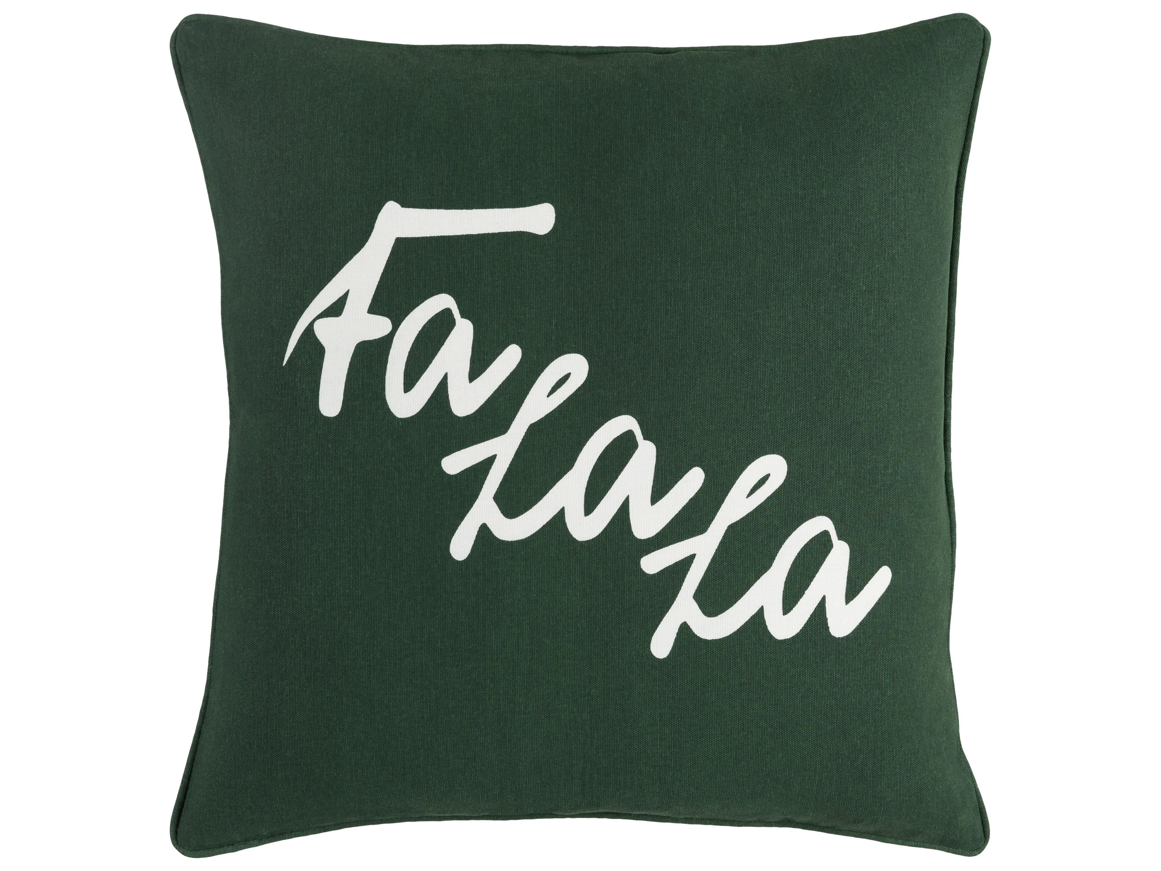 Surya Holiday Dark Green Pillow
