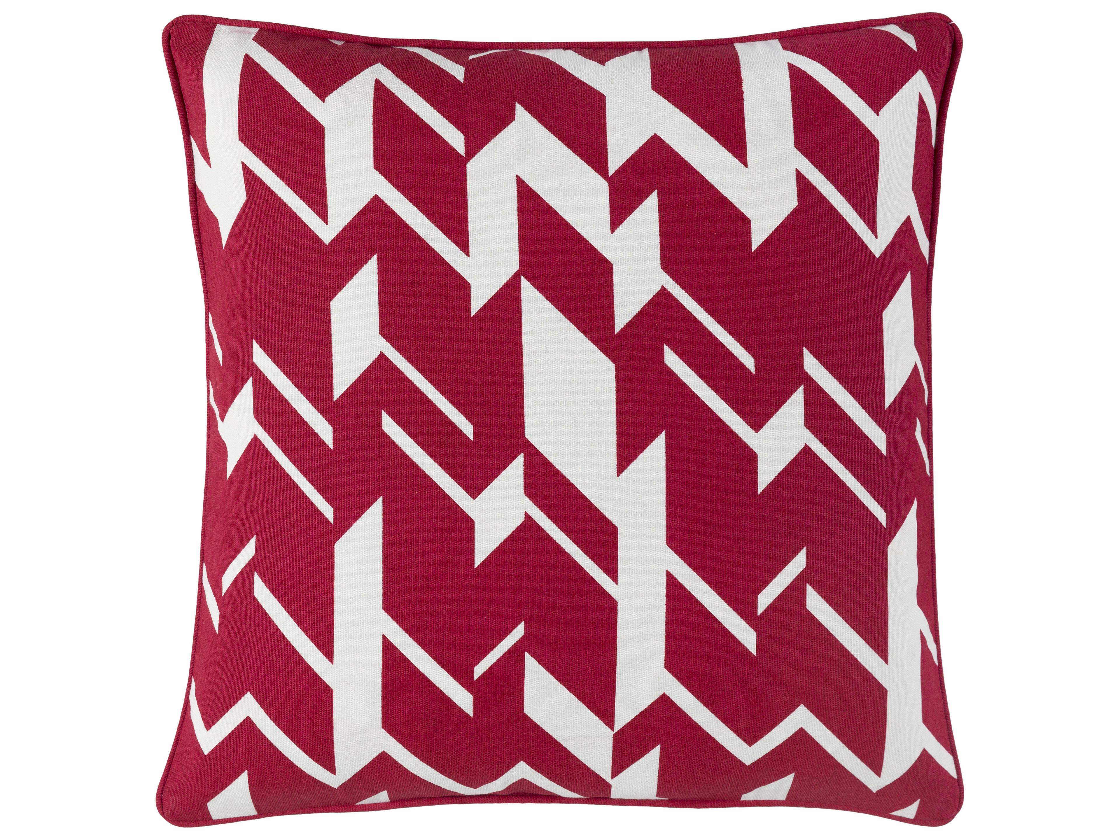 Surya Holiday Red Pillow