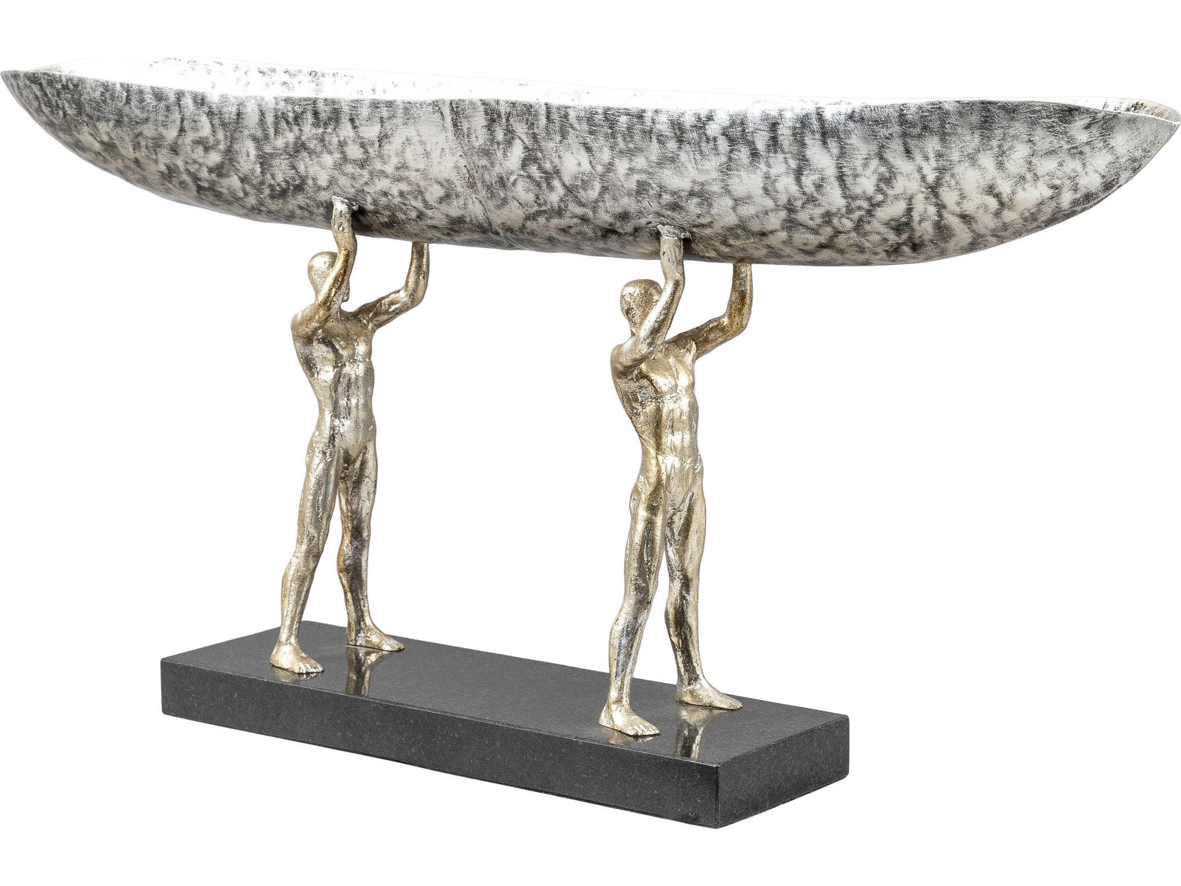 Surya Homo Sapiens Metallic Nickel Decorative Bowl