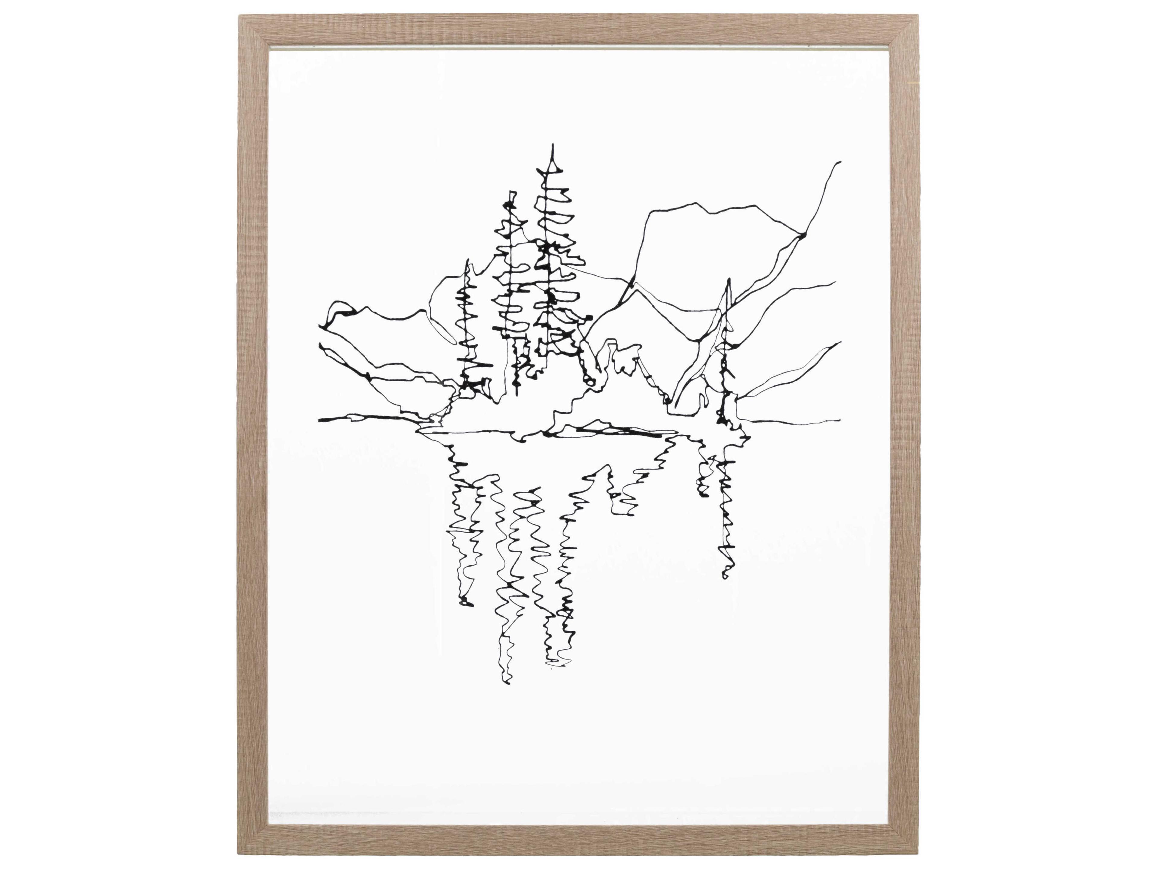 Surya Sachse Wall Decor Framed Art