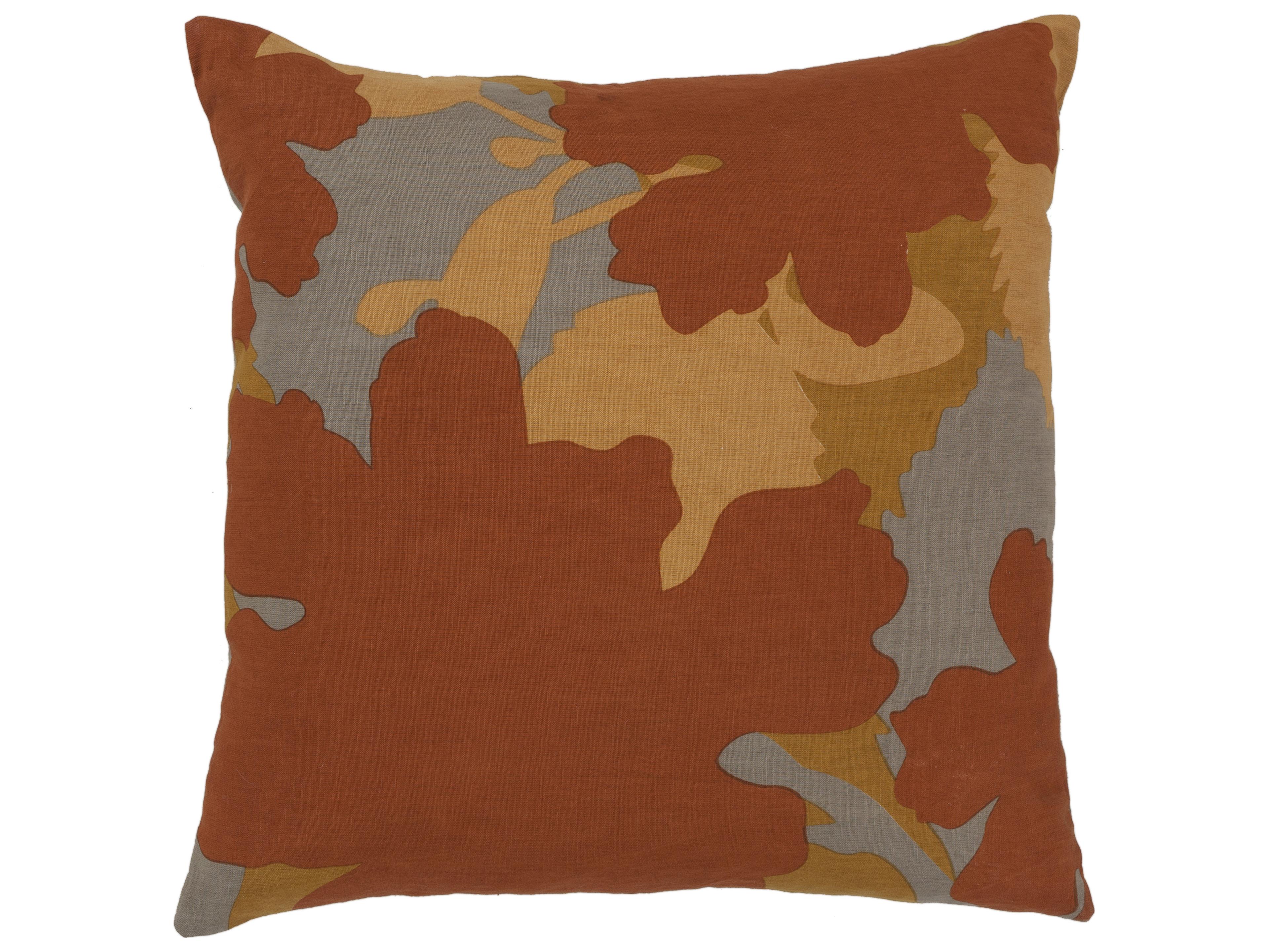 Surya Organic Modern Brown Pillow