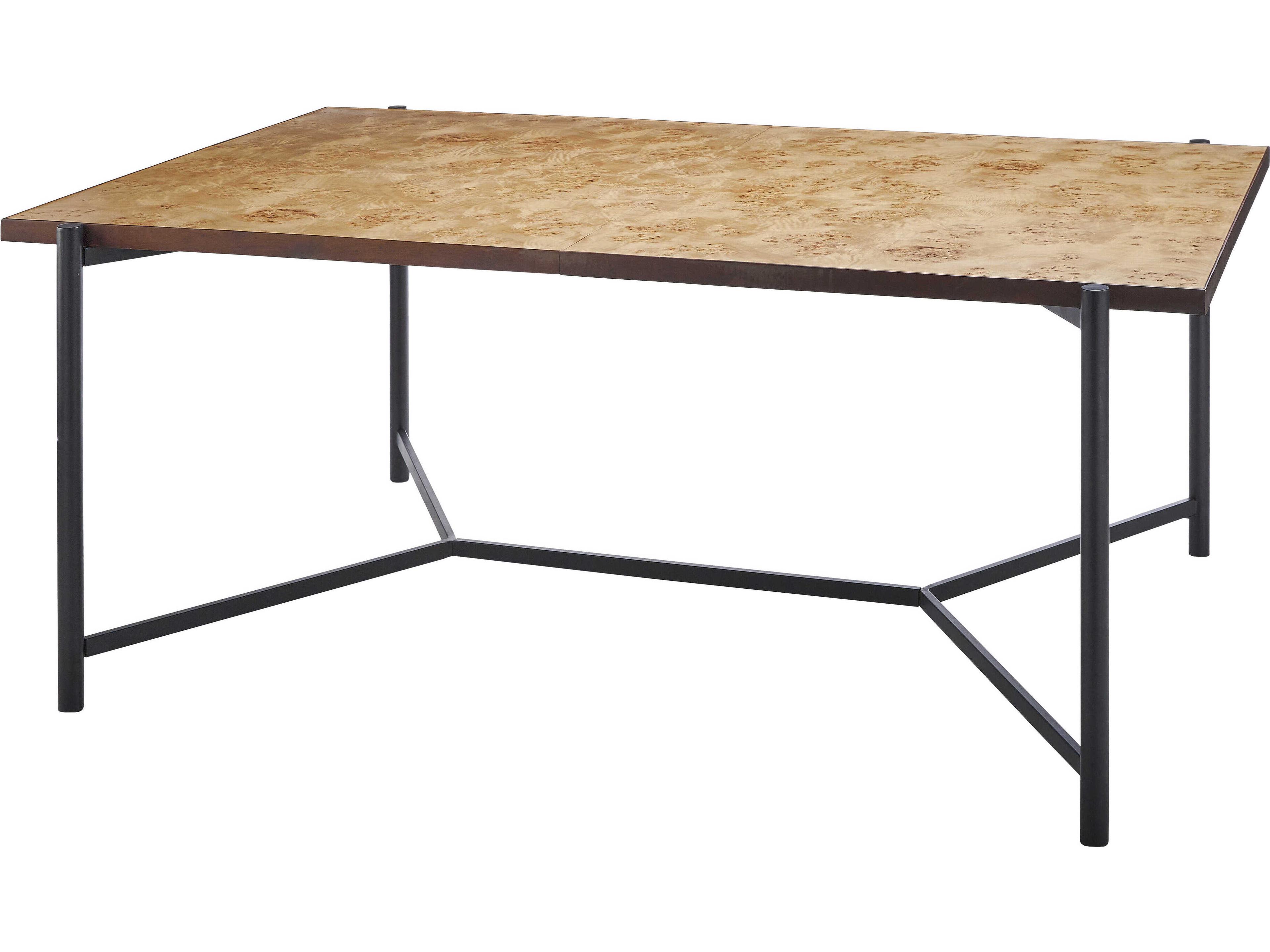 Surya Judith Rectangular Wood Brown Gray Dining Table
