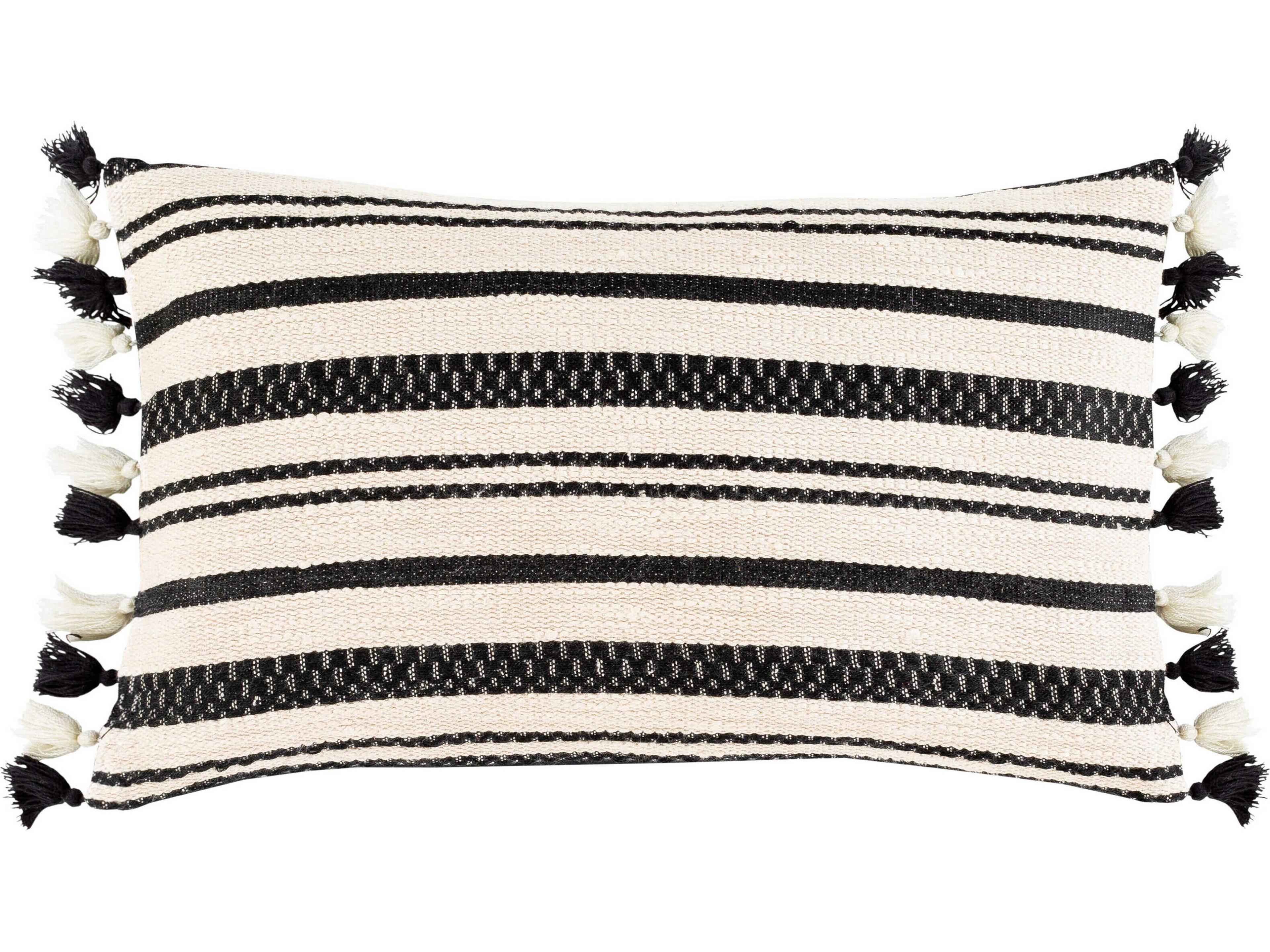 Surya Justine Beige / Black Pillow