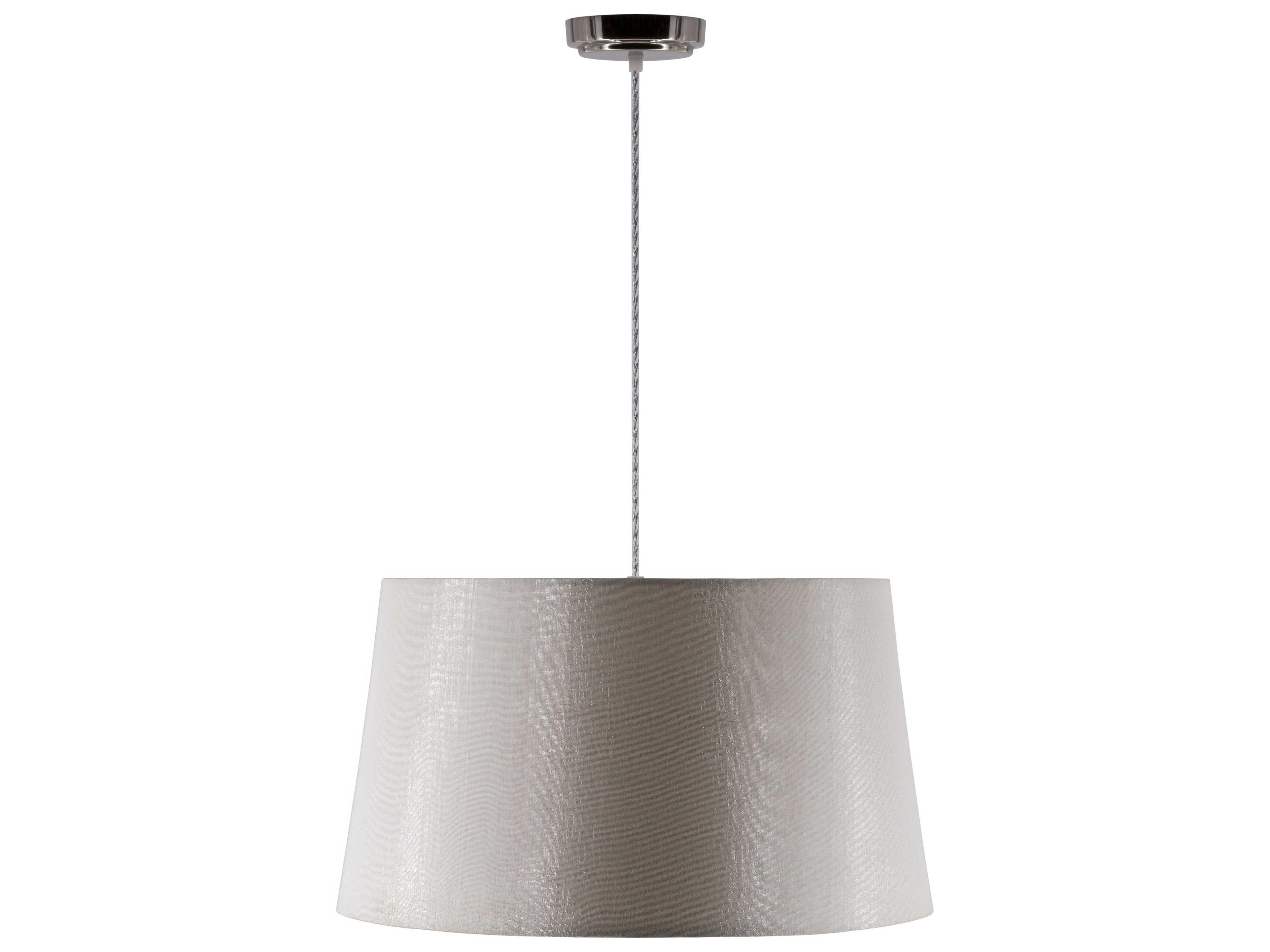 Surya Jazlyn 1-Light Metallic Silver Pendant