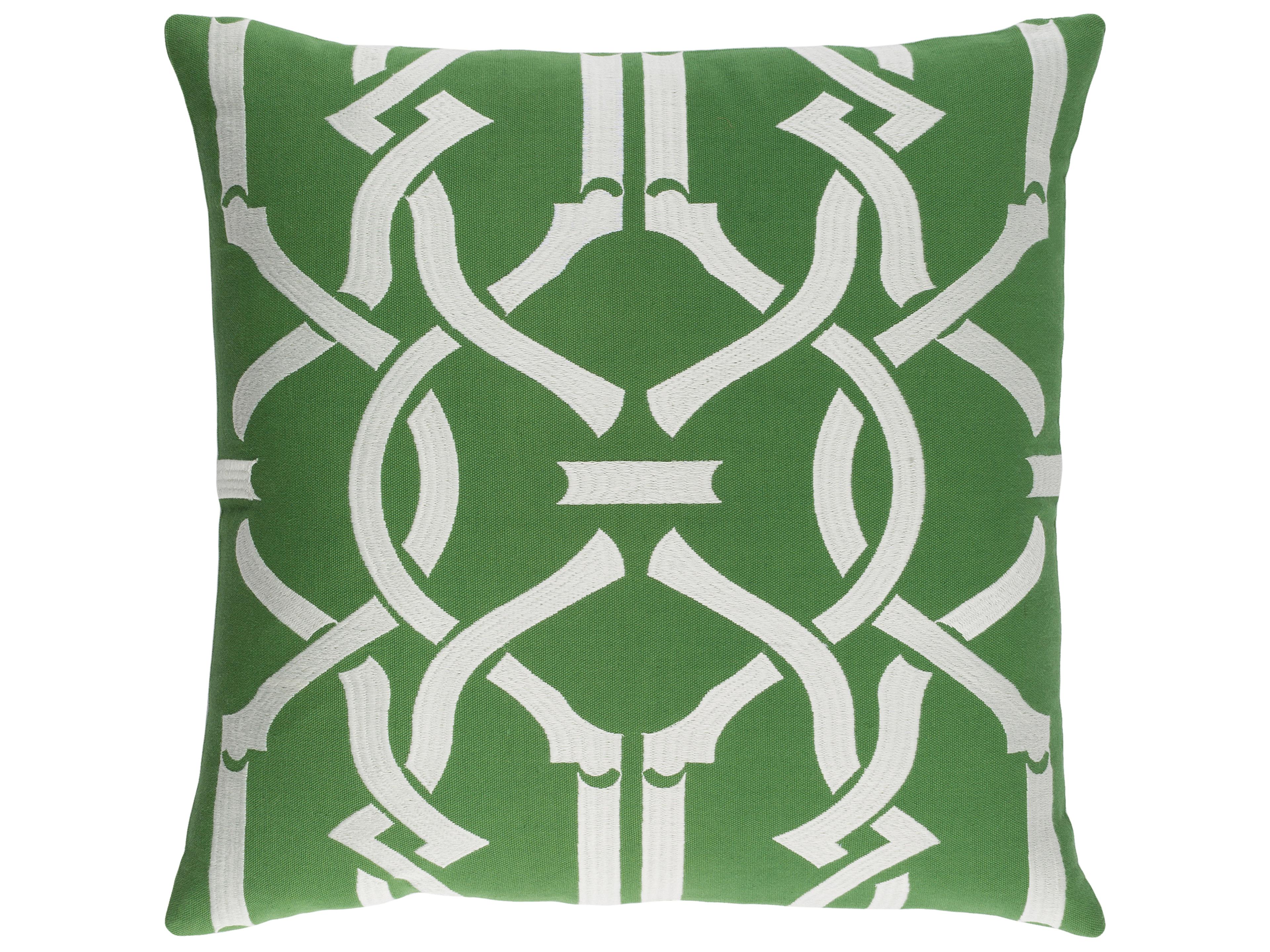 Surya Kingdom Green Pillow
