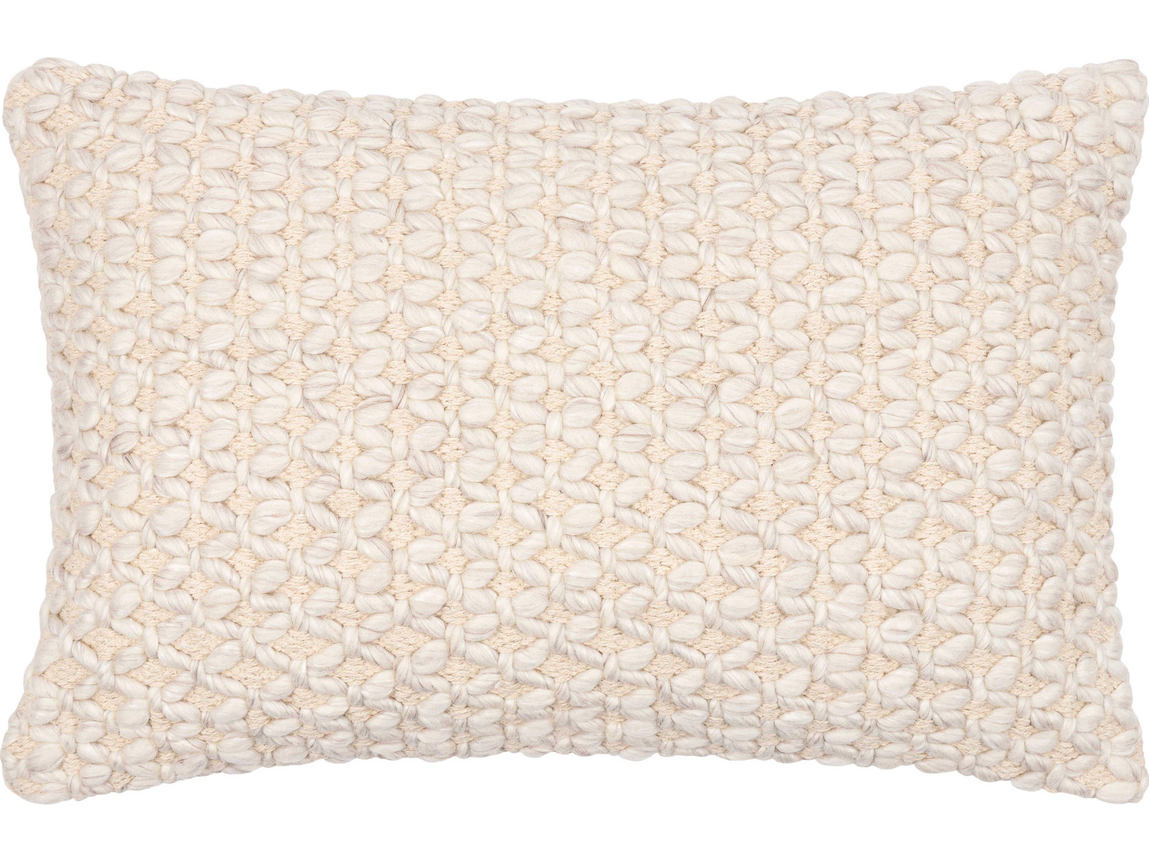 Surya Karolyn Cream Pillow