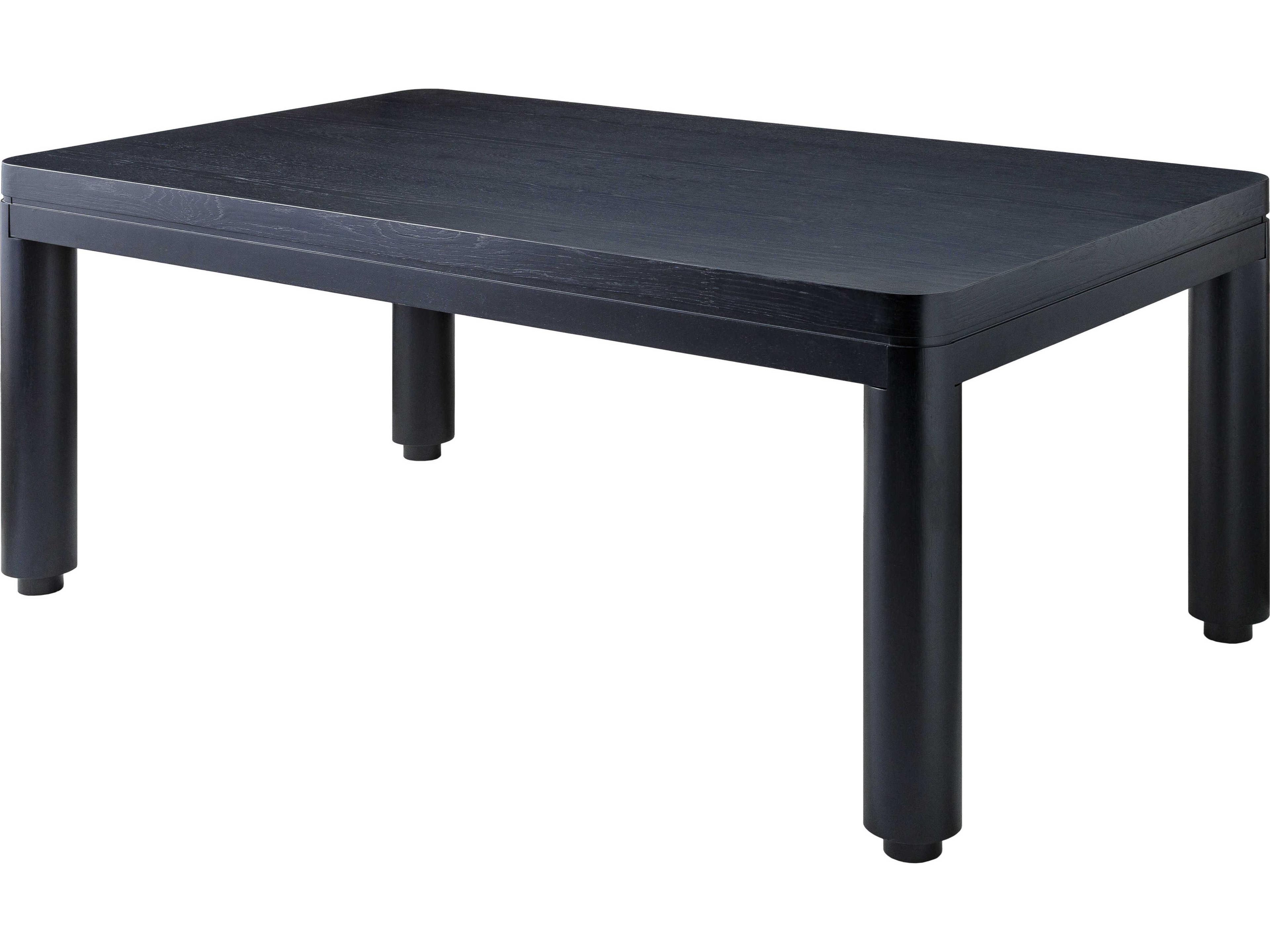 Surya Kisco Rectangular Wood Black Dining Table