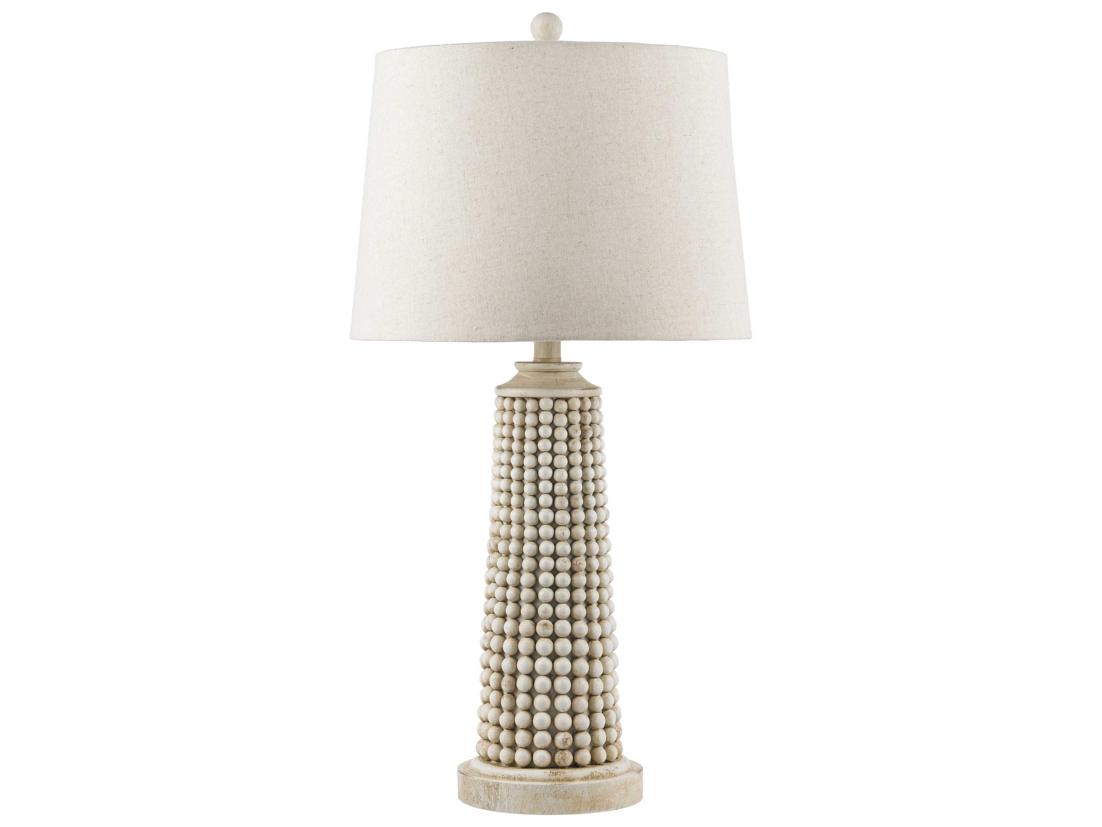 Surya Kaul White Buffet Lamp