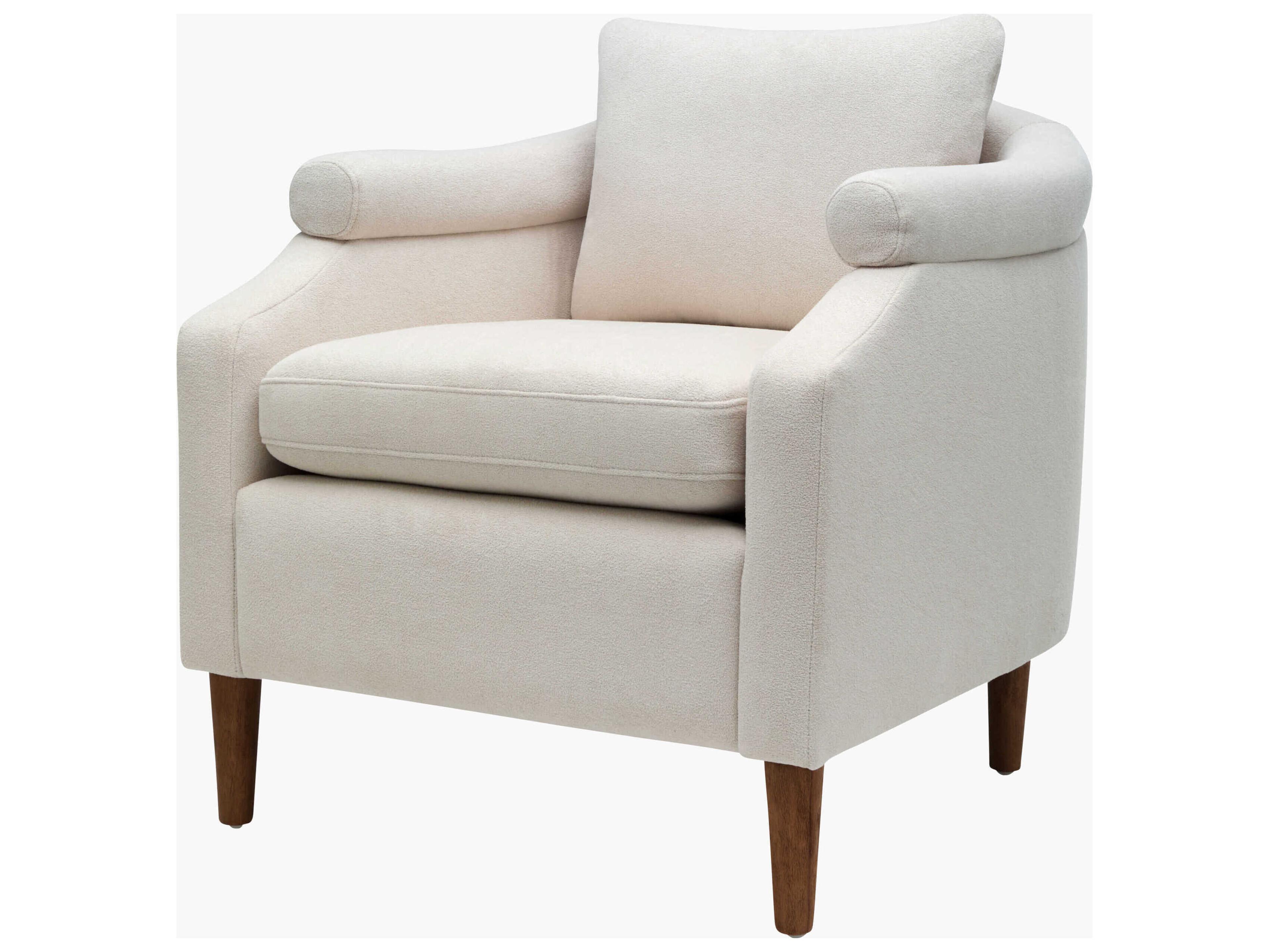 Surya Labuan White Accent Chair