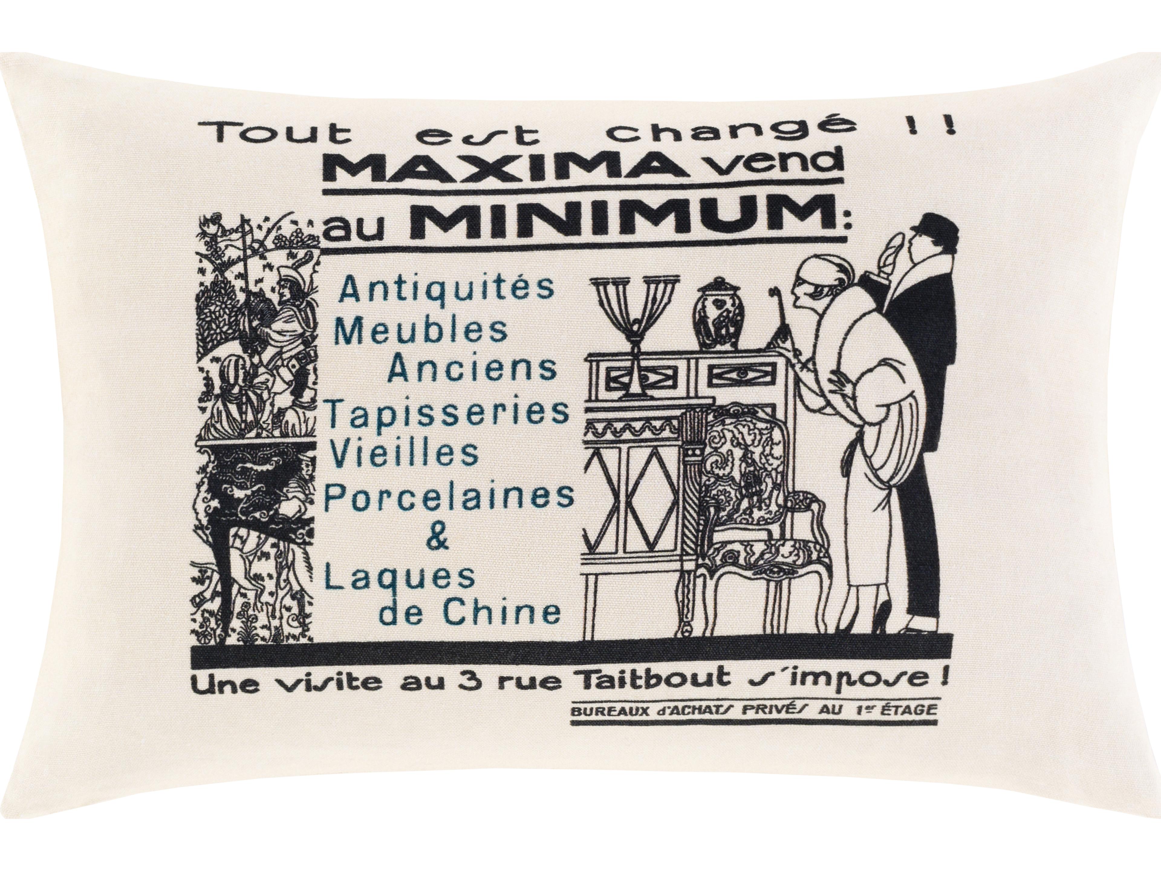 Surya Smithsonian Black Deep Teal Ivory Pillow