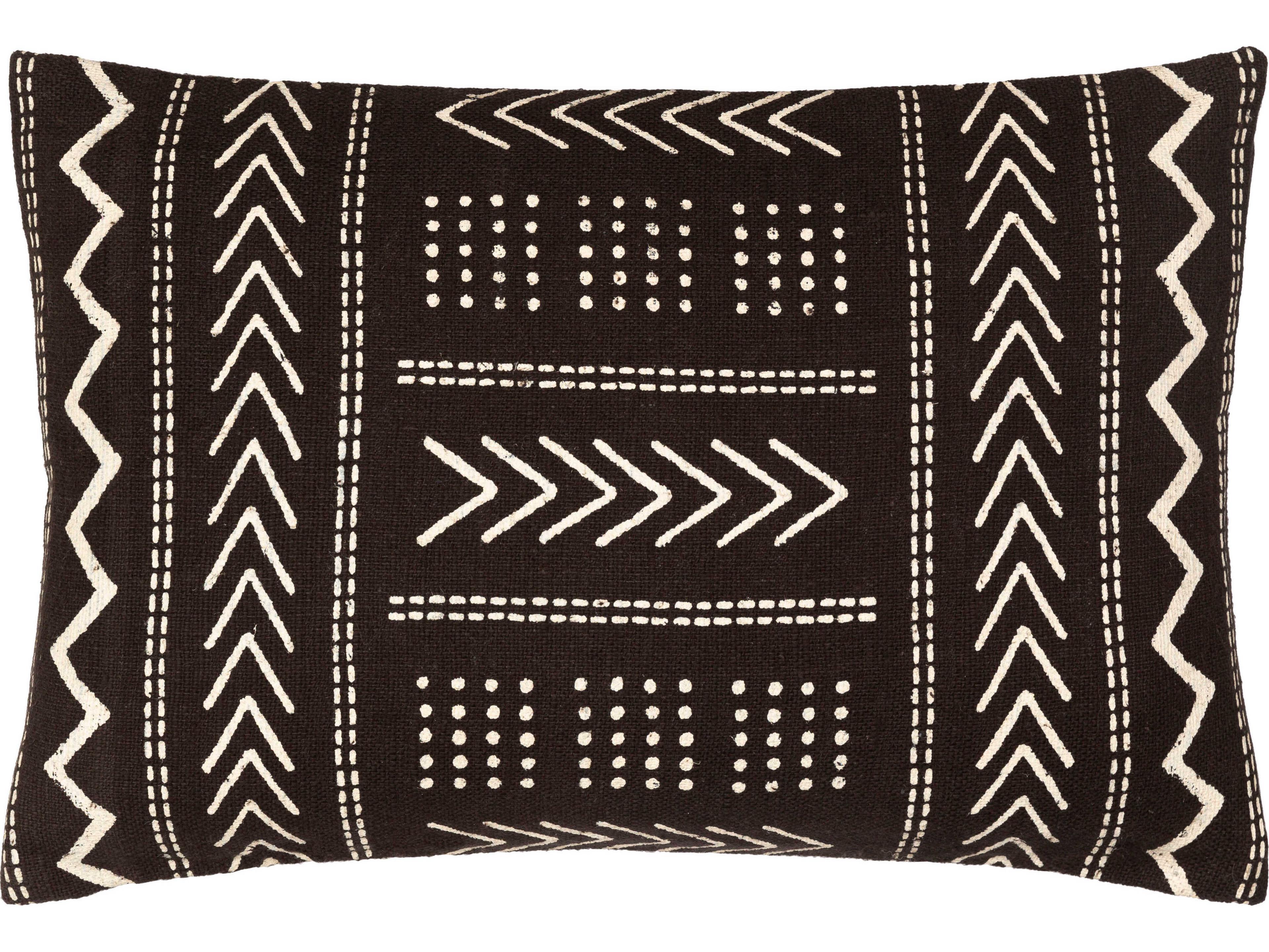 Surya Malian Black / Cream Pillow