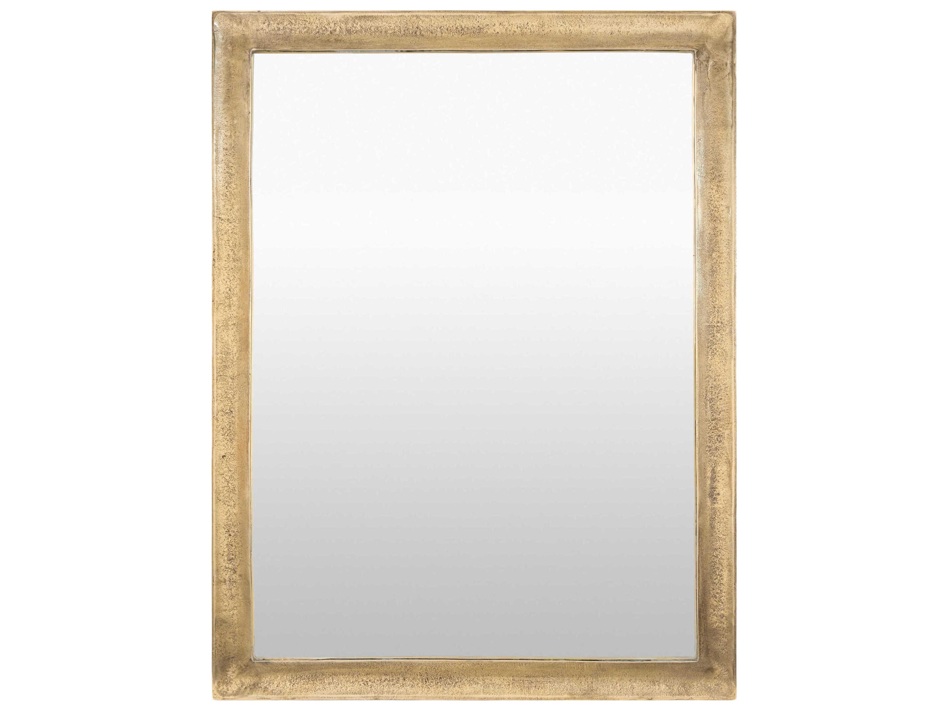 Surya Marasim Gold Rectangular Wall Mirror