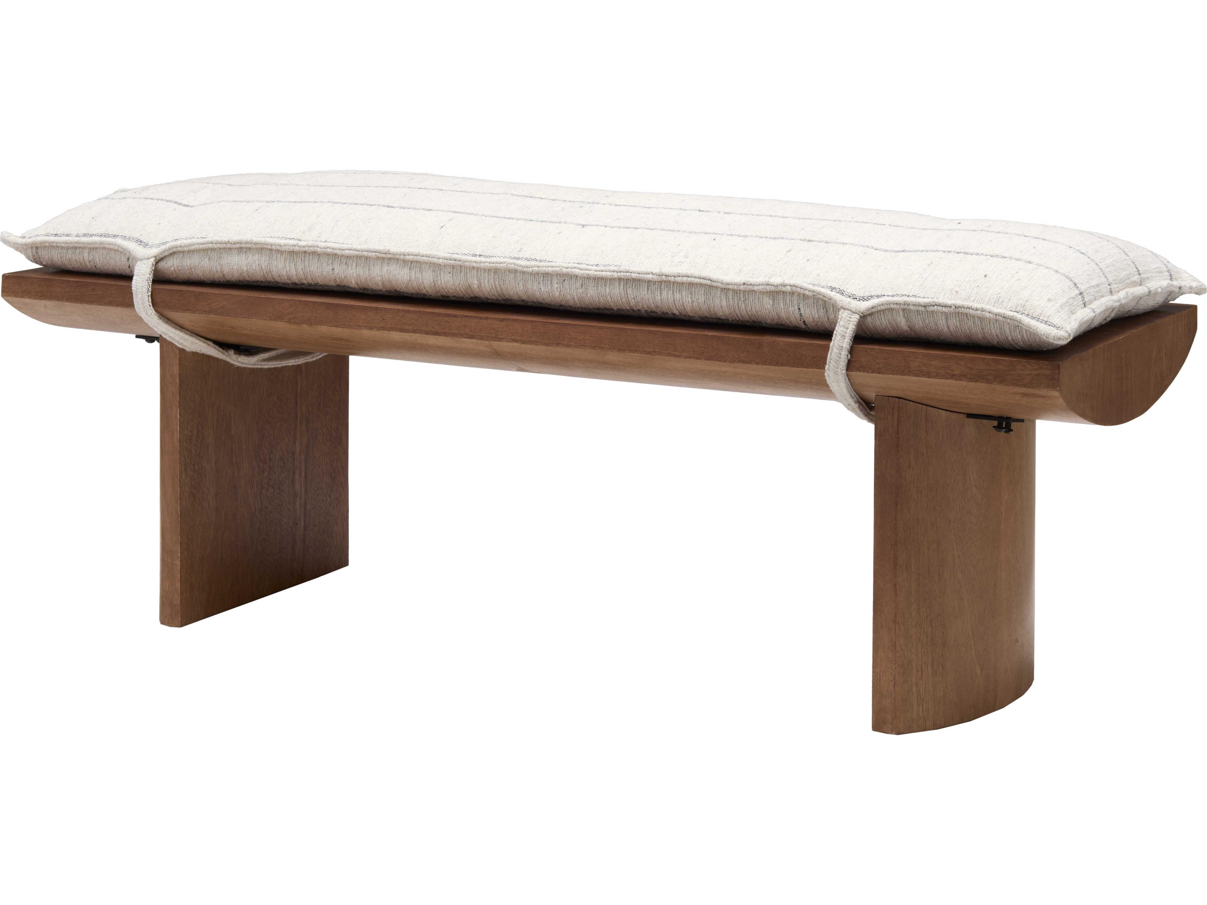 Surya Miro Brown Accent Bench