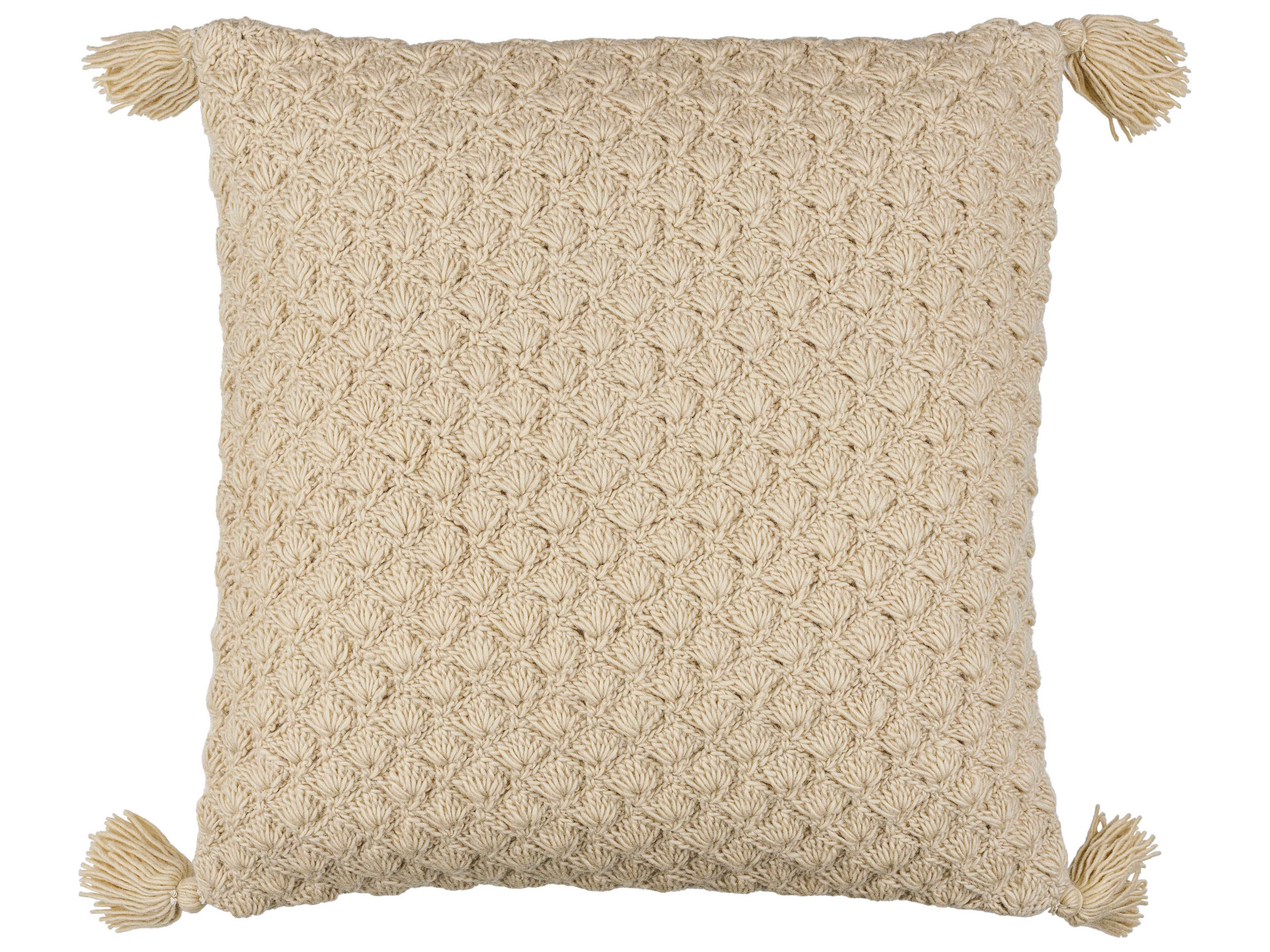 Surya Makrome Beige Pillow