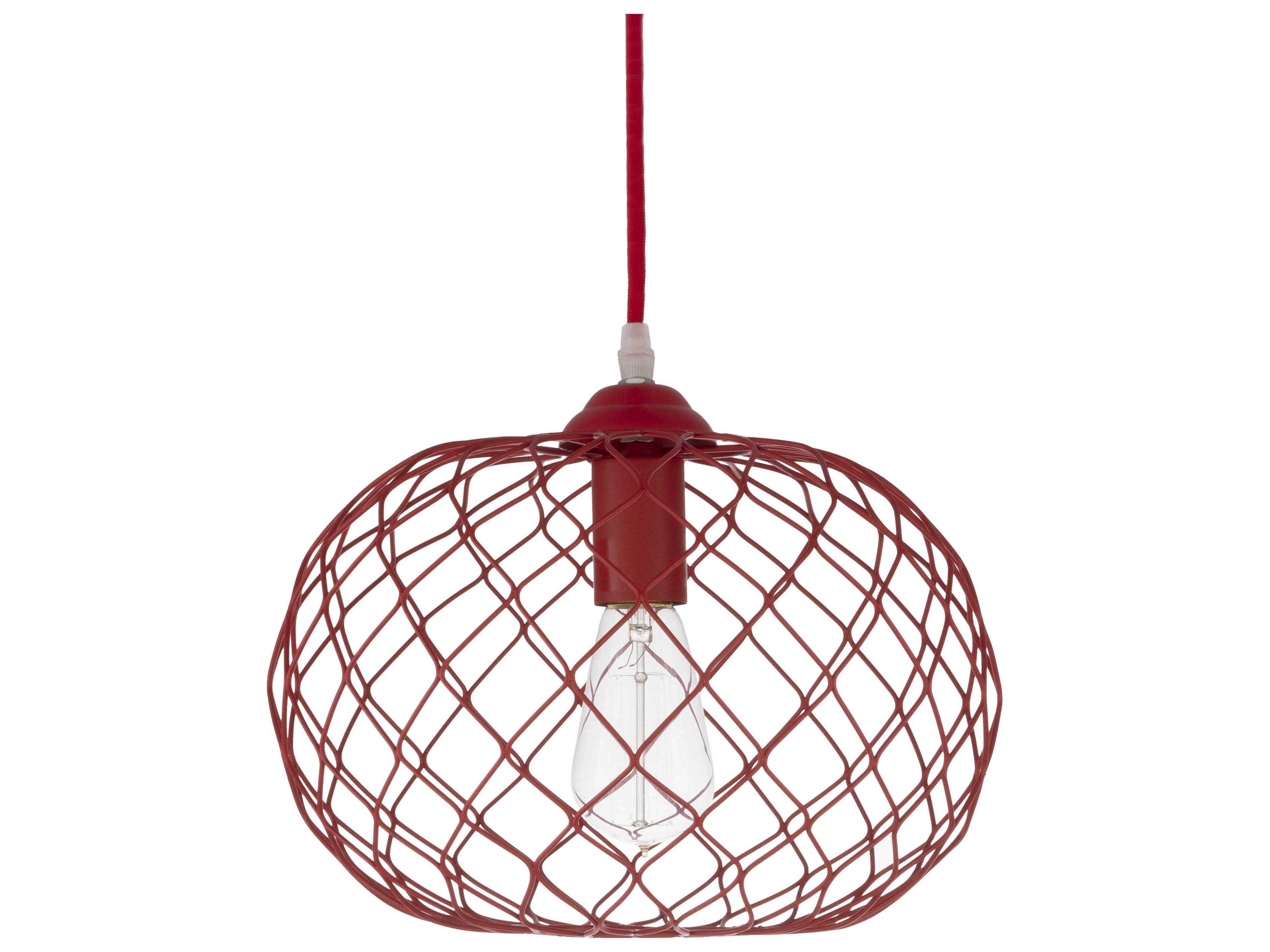 Surya Matilda 1-Light Red Mini Pendant