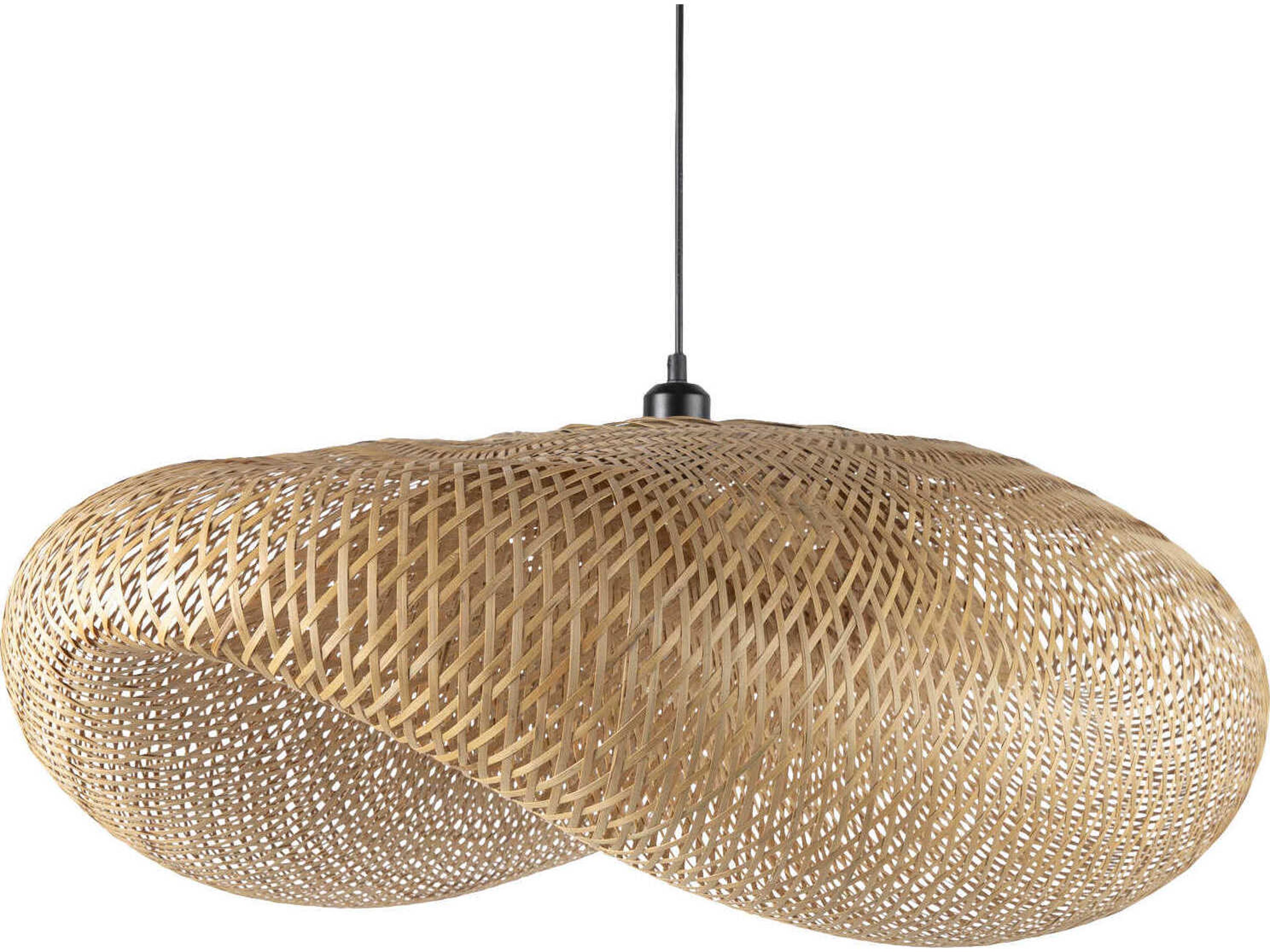 Surya Montez 1-Light Black Brown Pendant