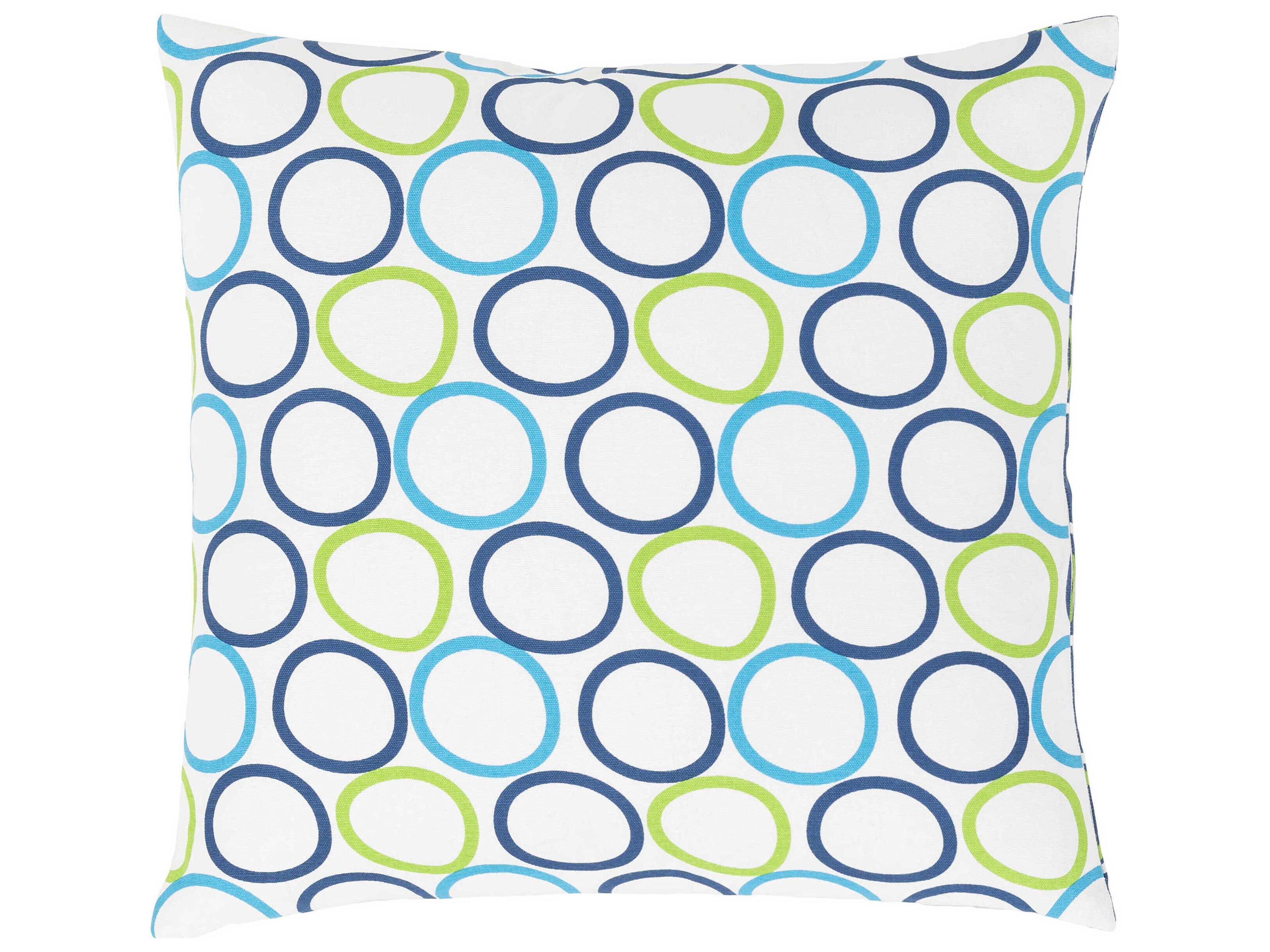 Surya Clairebella Miranda Blue Pillow