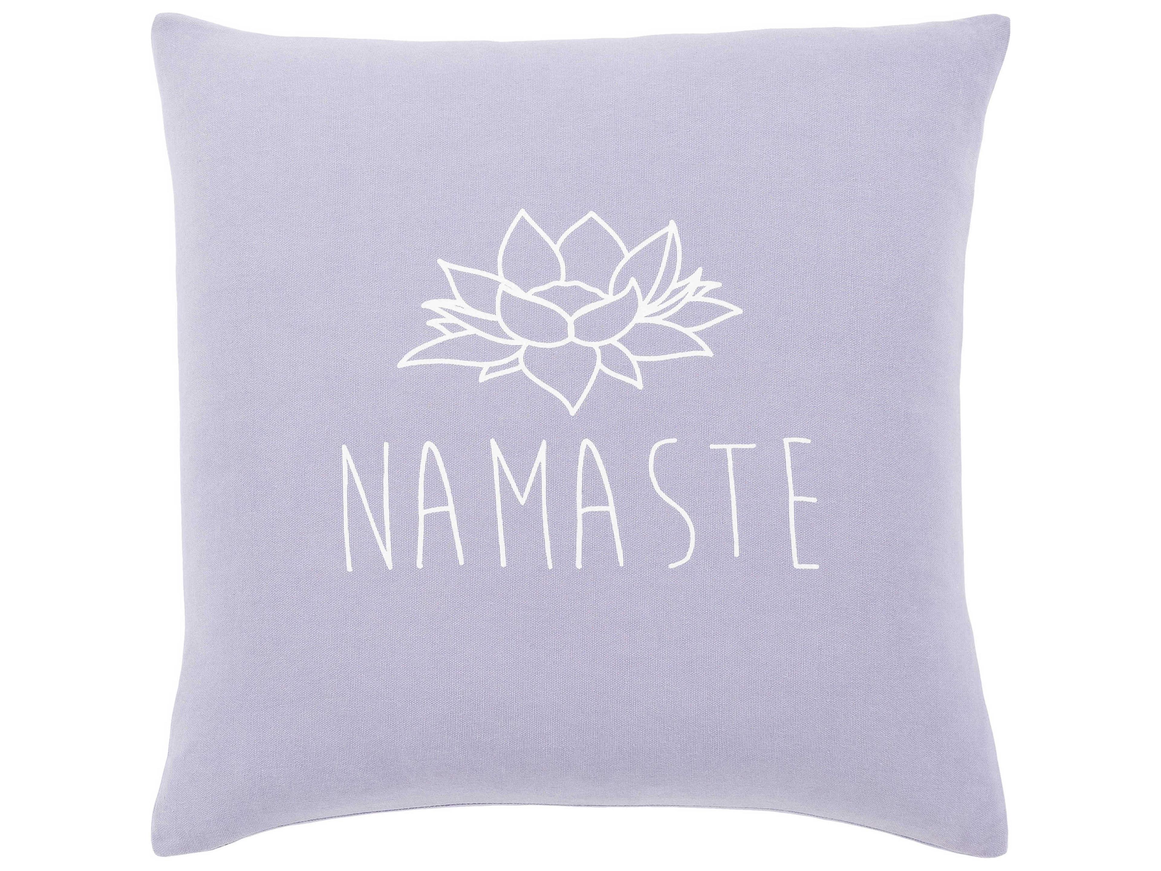 Surya Motto Lavender Pillow