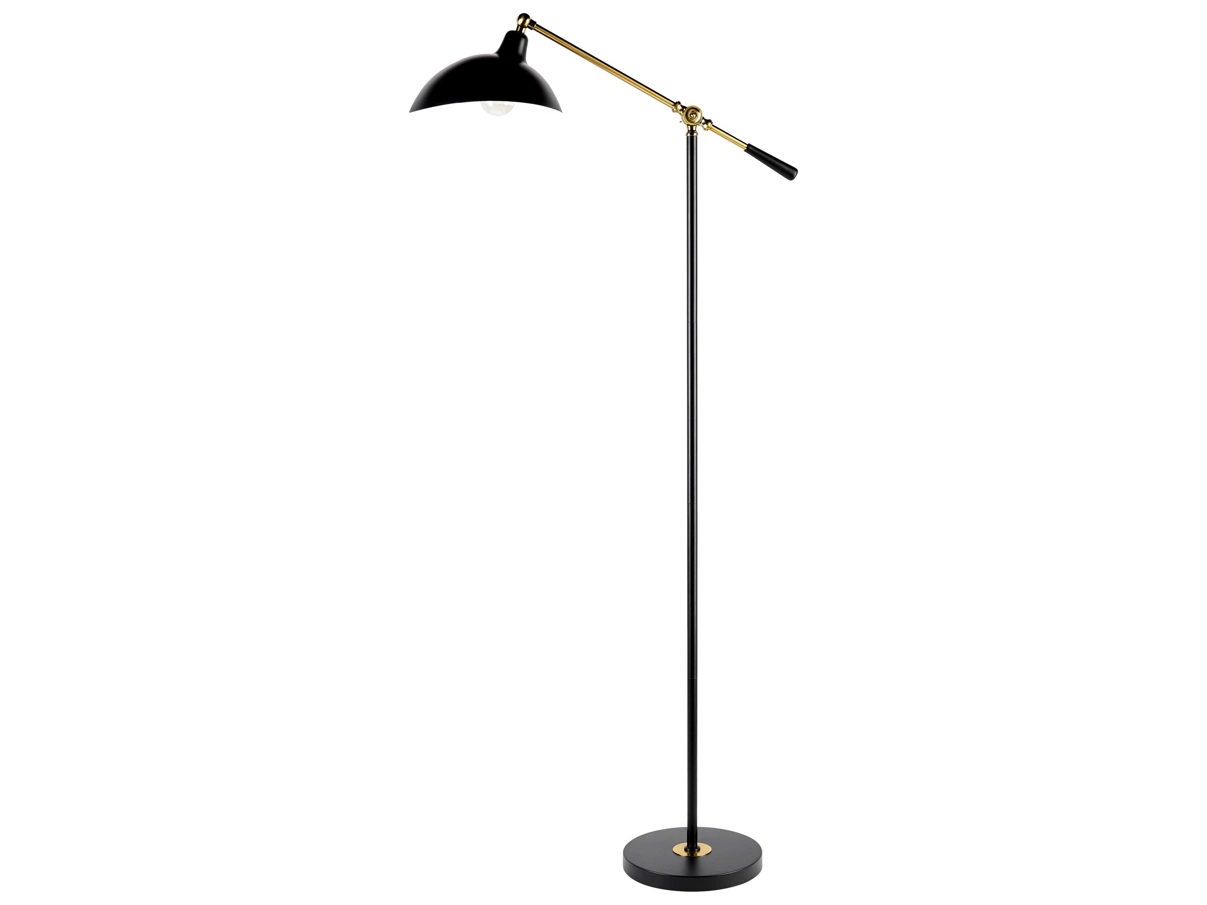 Surya Nebulora Black Floor Lamp