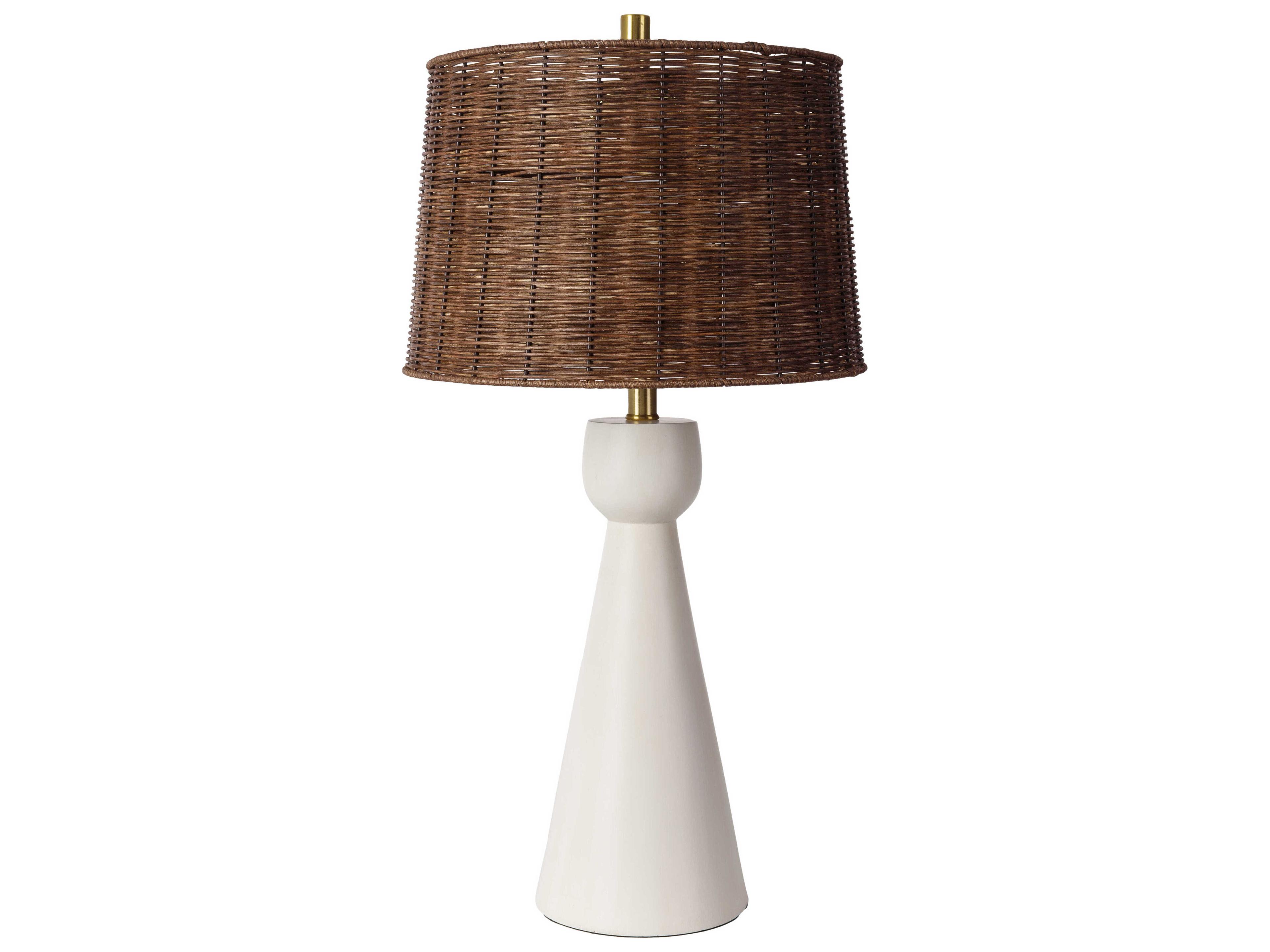 Surya Nino White Buffet Lamp