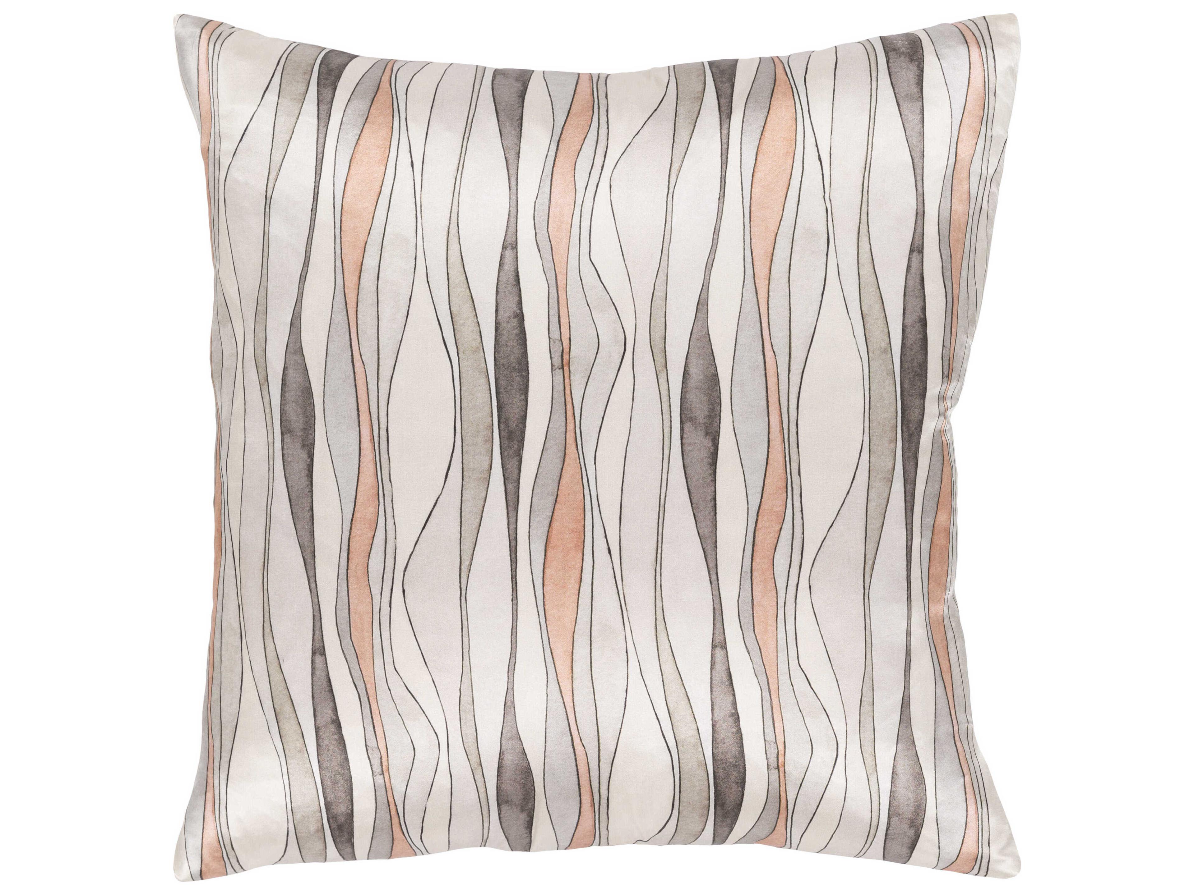 Surya Shell Rummel Gray Pillow