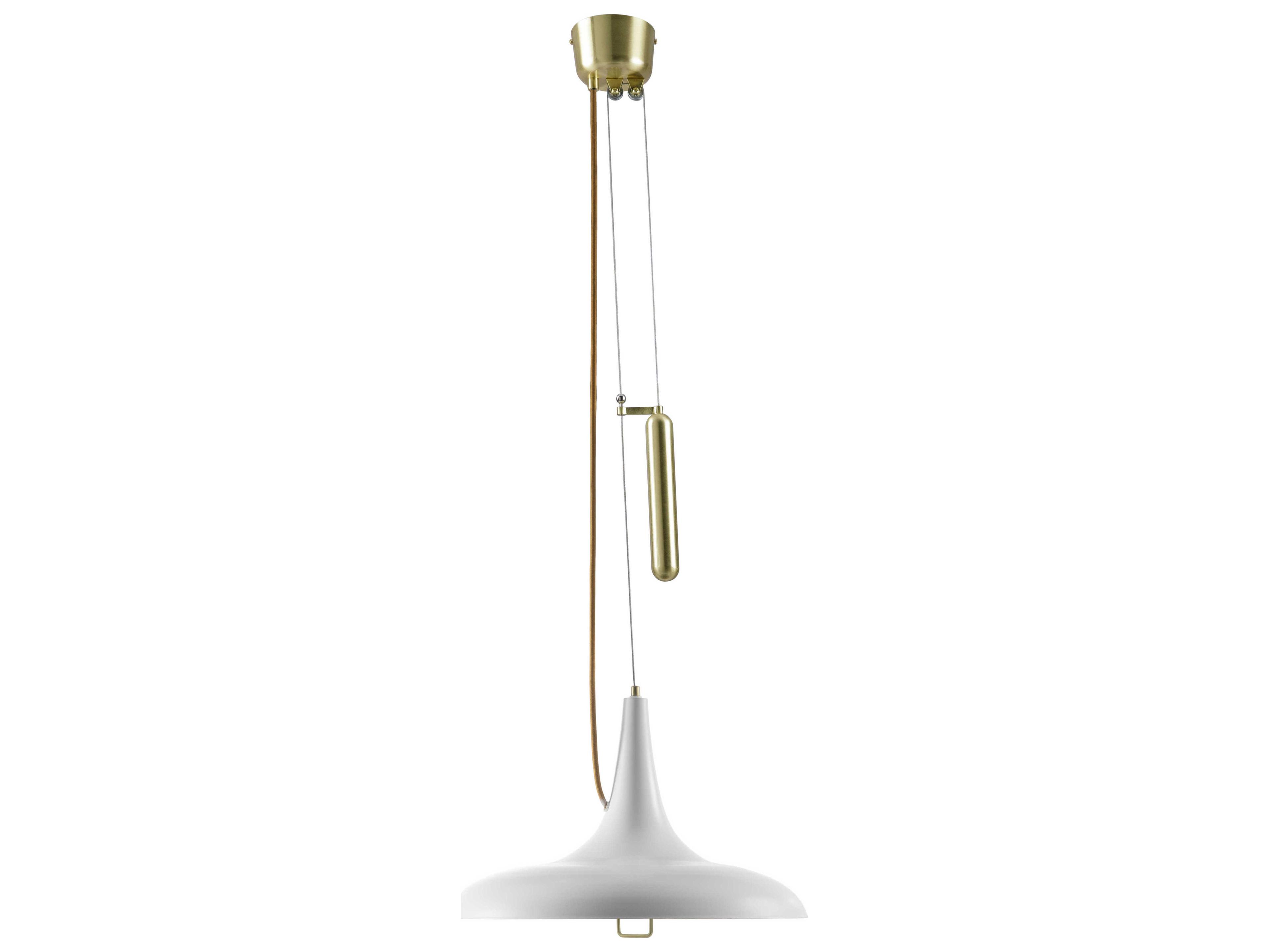Surya Onos 3-Light Gold White Pendant