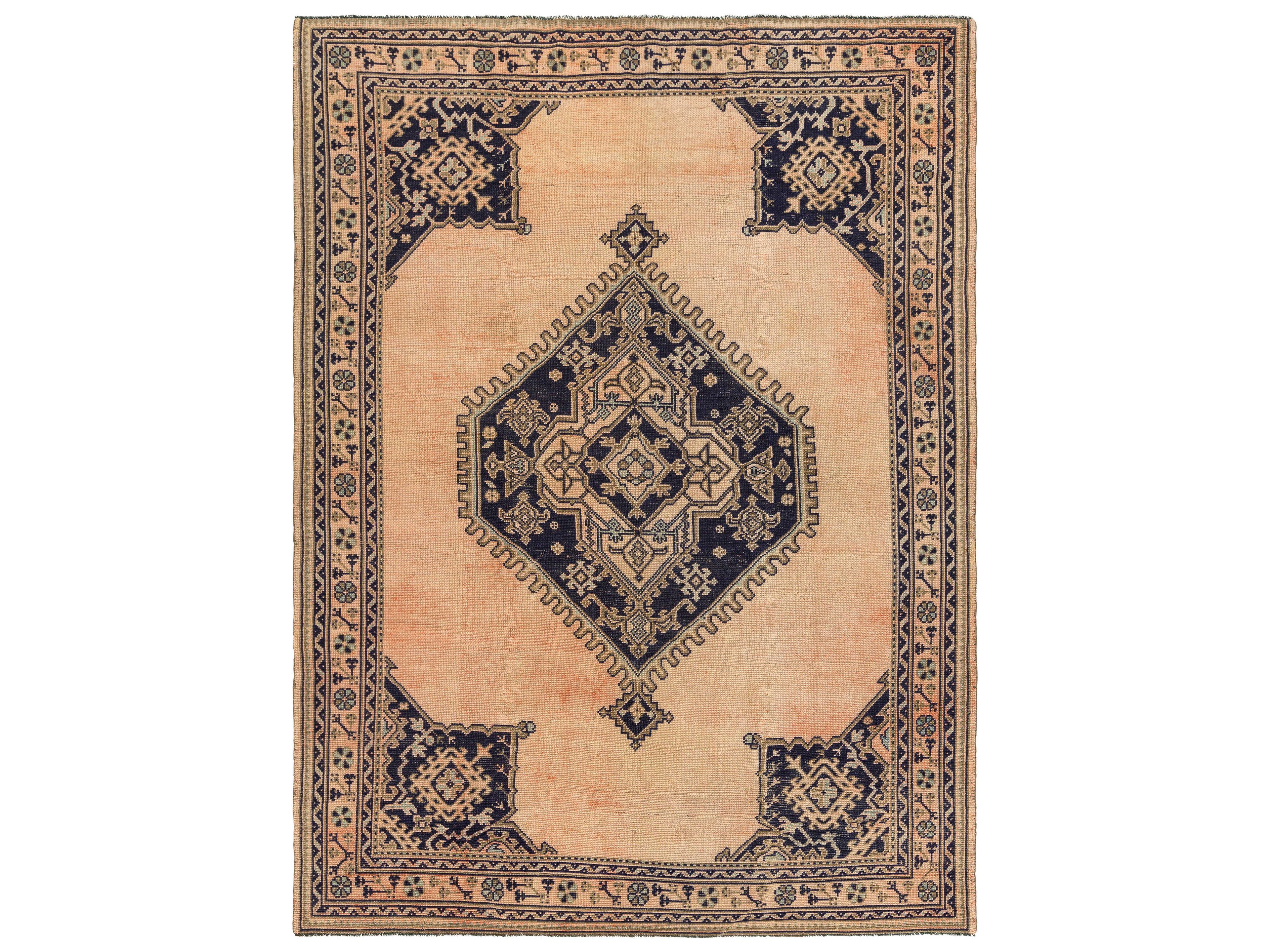 Surya Antique One Of A Kind Bordered Area Rug