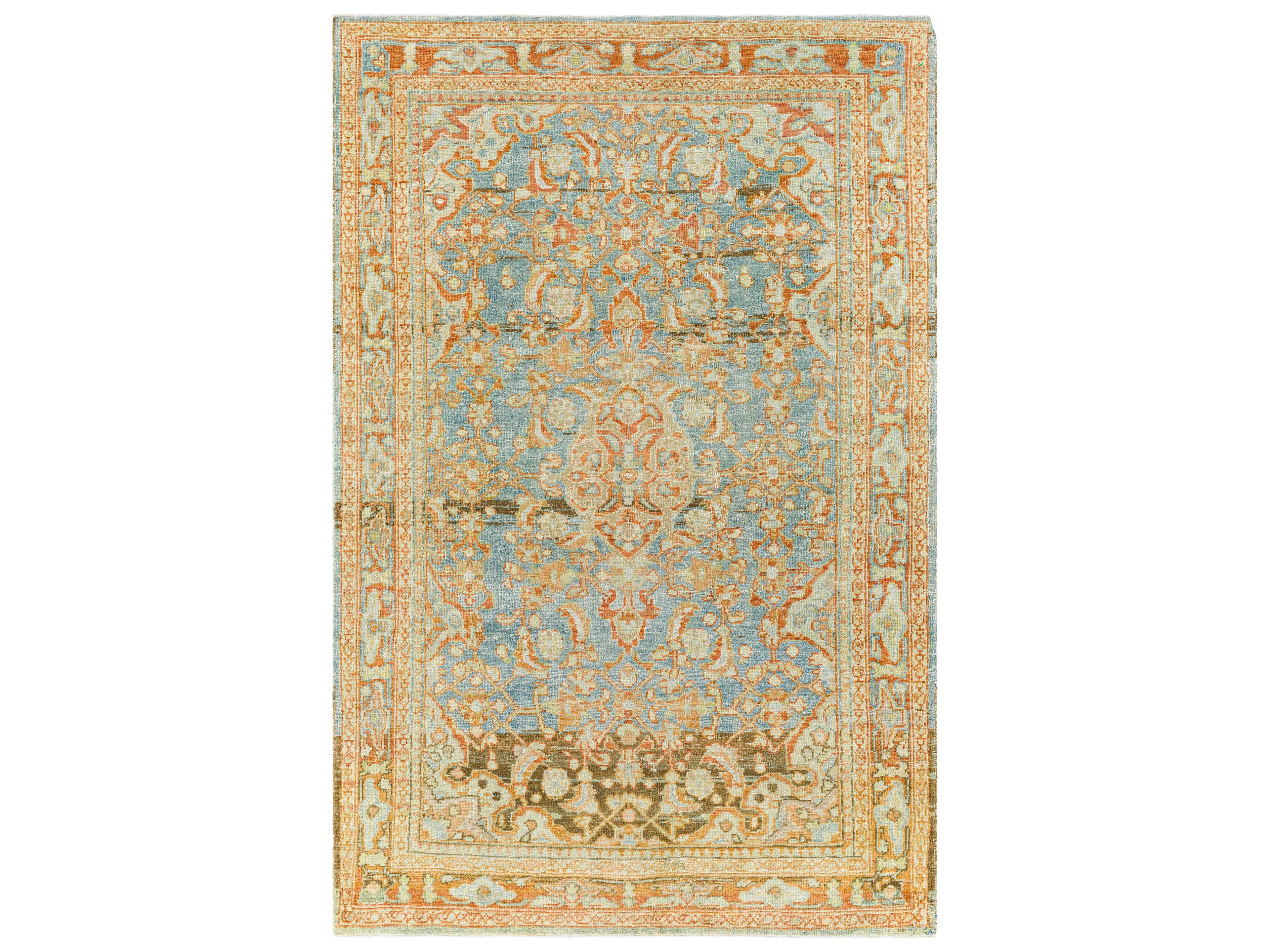 Surya Antique One Of A Kind Bordered Area Rug