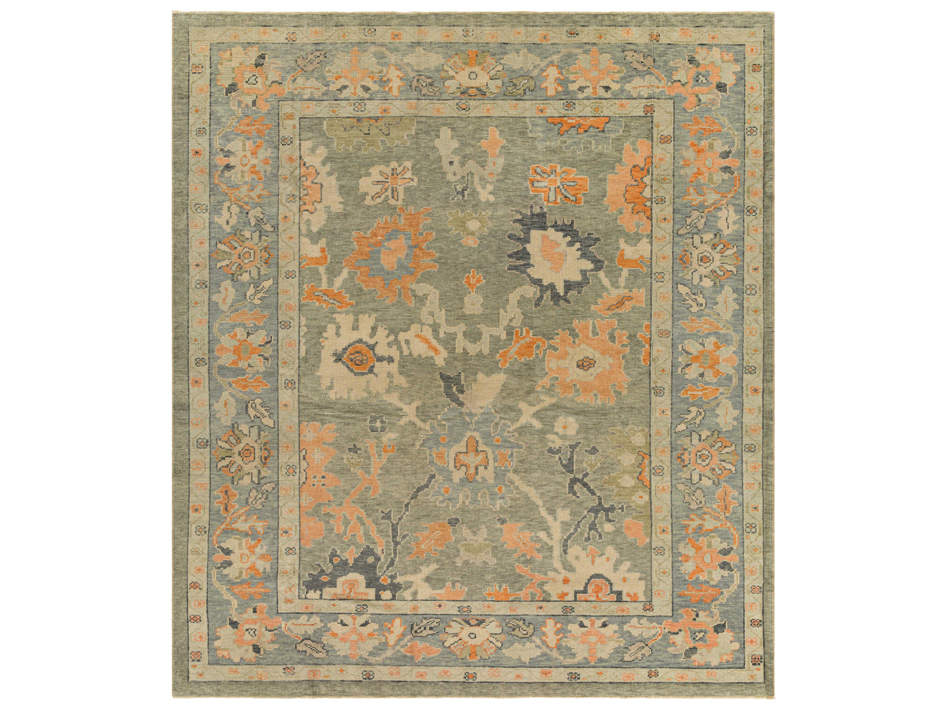 Surya Antique One Of A Kind Bordered Area Rug