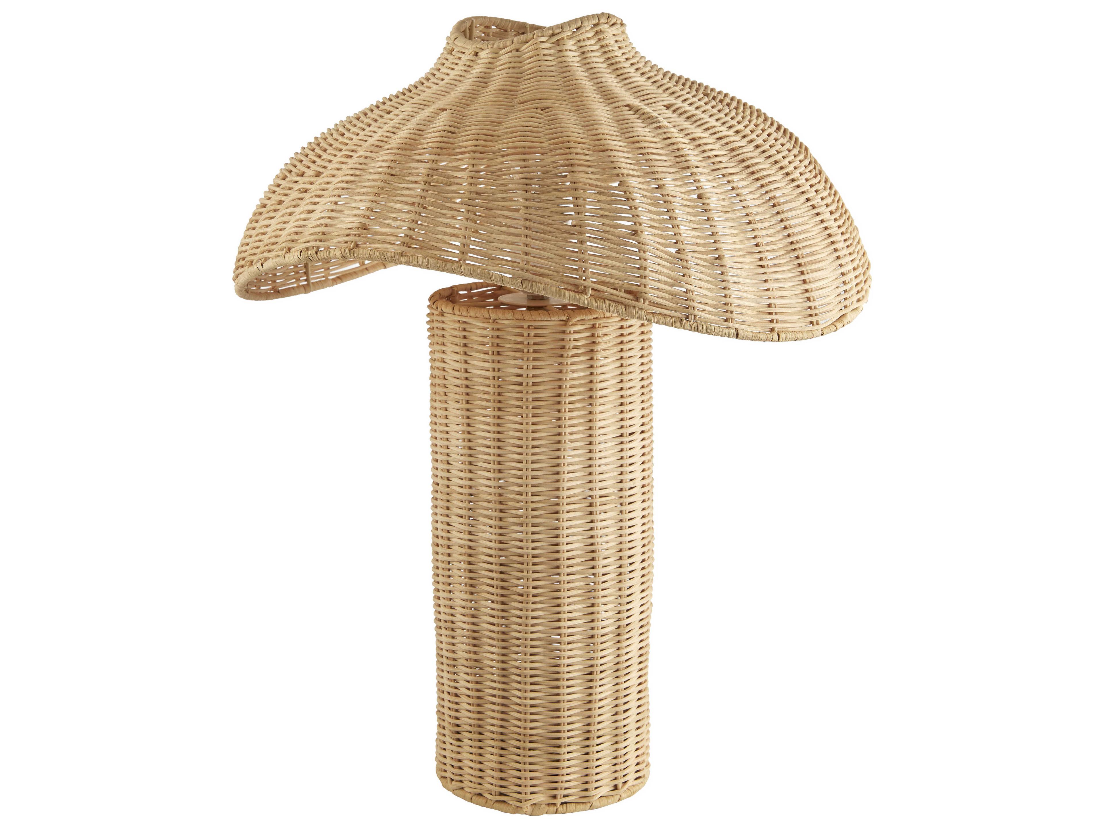 Surya Ouen Brown Cream Translucent Table Lamp