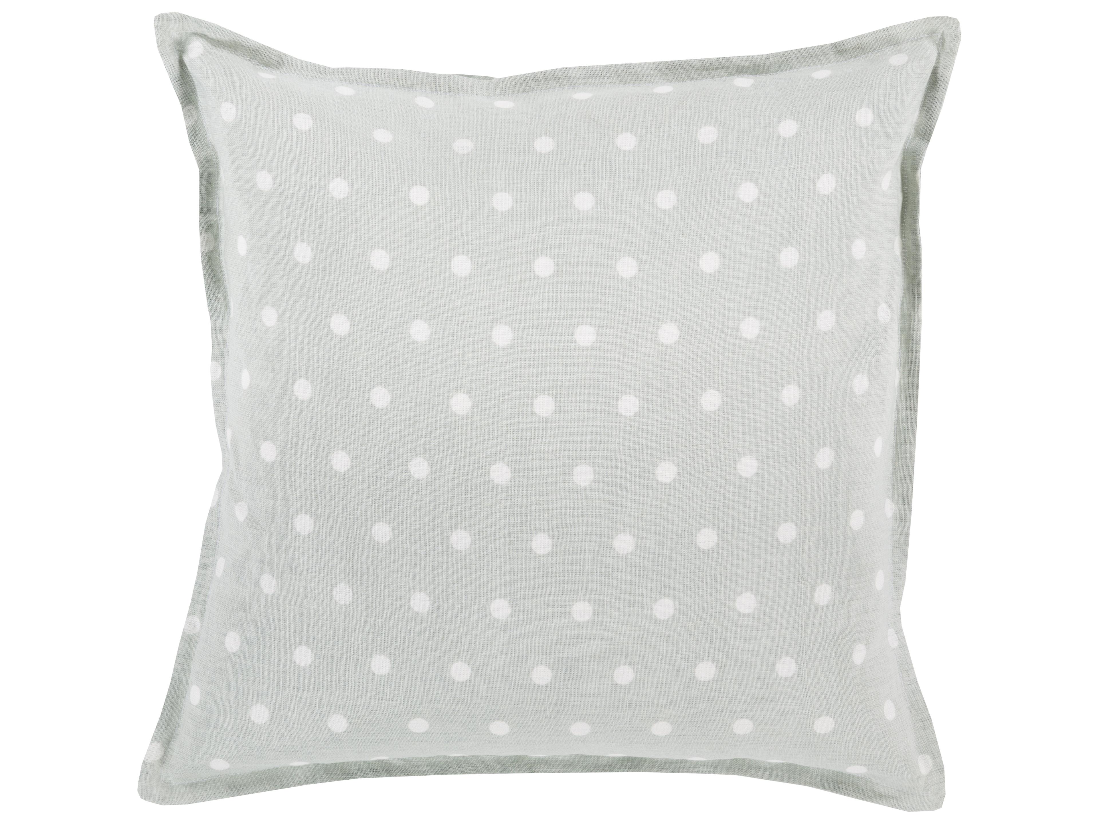 Surya Polka Dot Slate Pillow