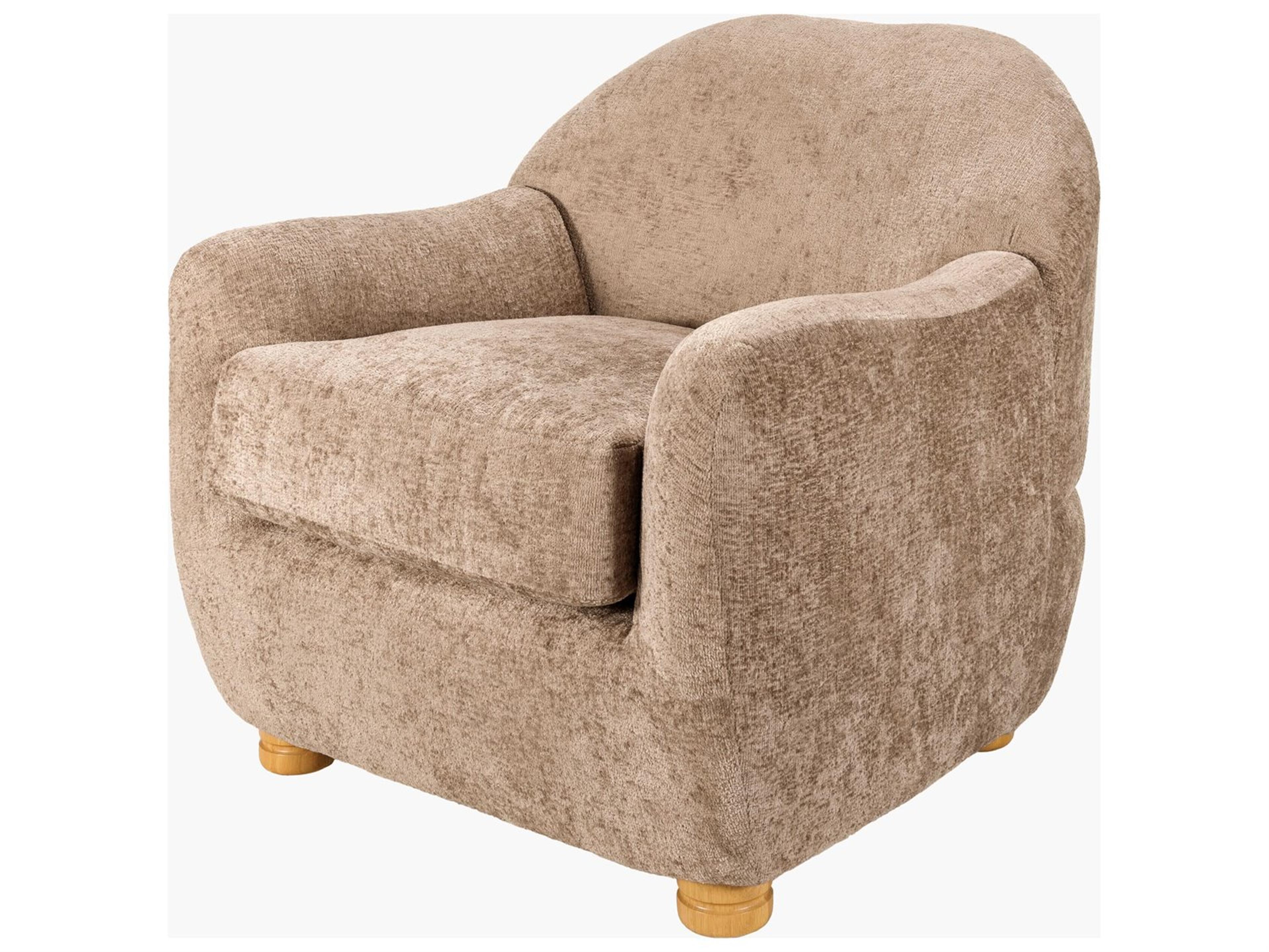 Surya Perch Light Brown Accent Chair