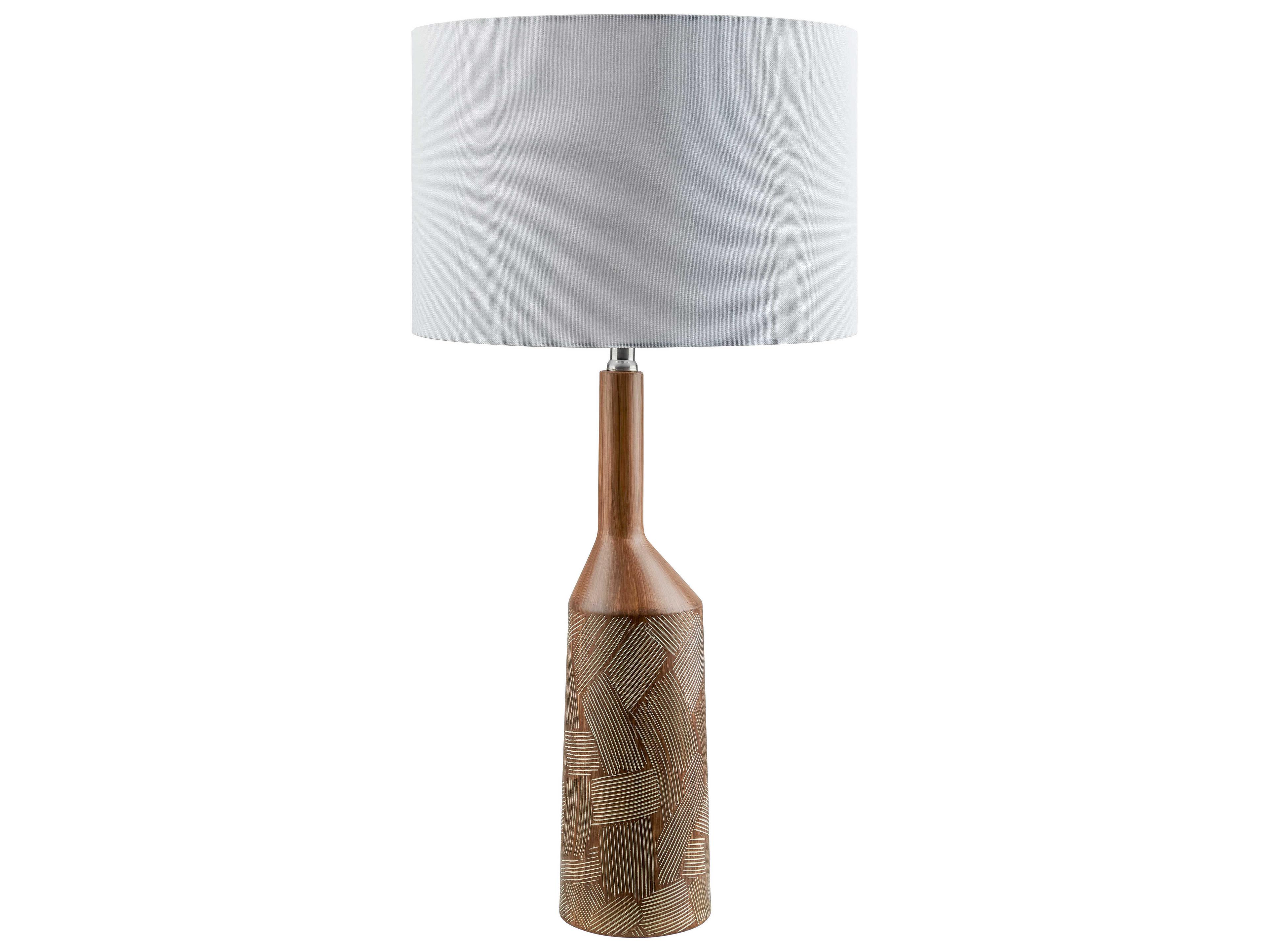 Surya Phelps Brown Buffet Lamp