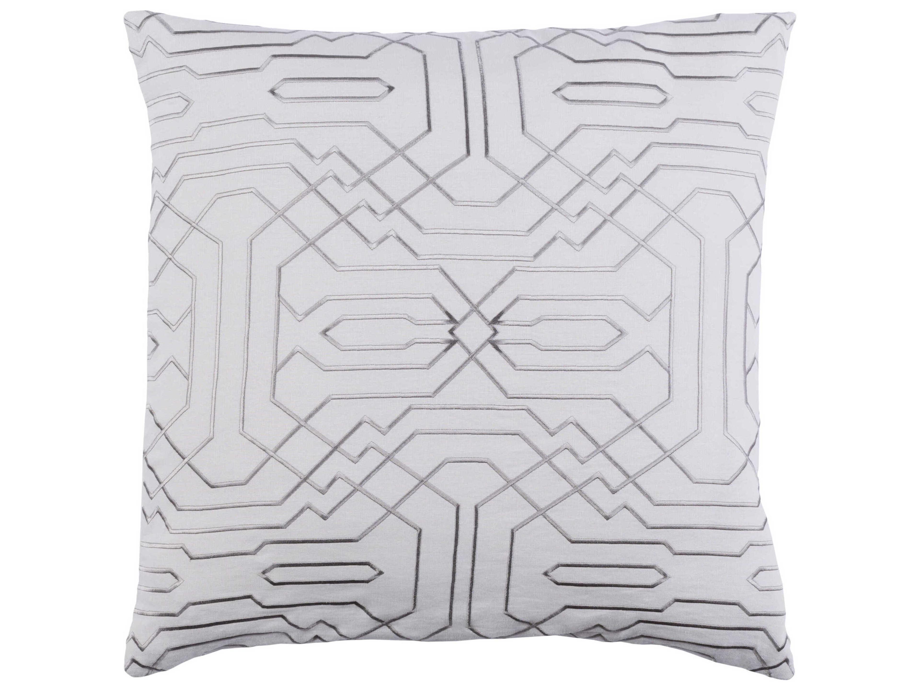 Surya Alexander Wyly Ridgewood Light Gray Pillow