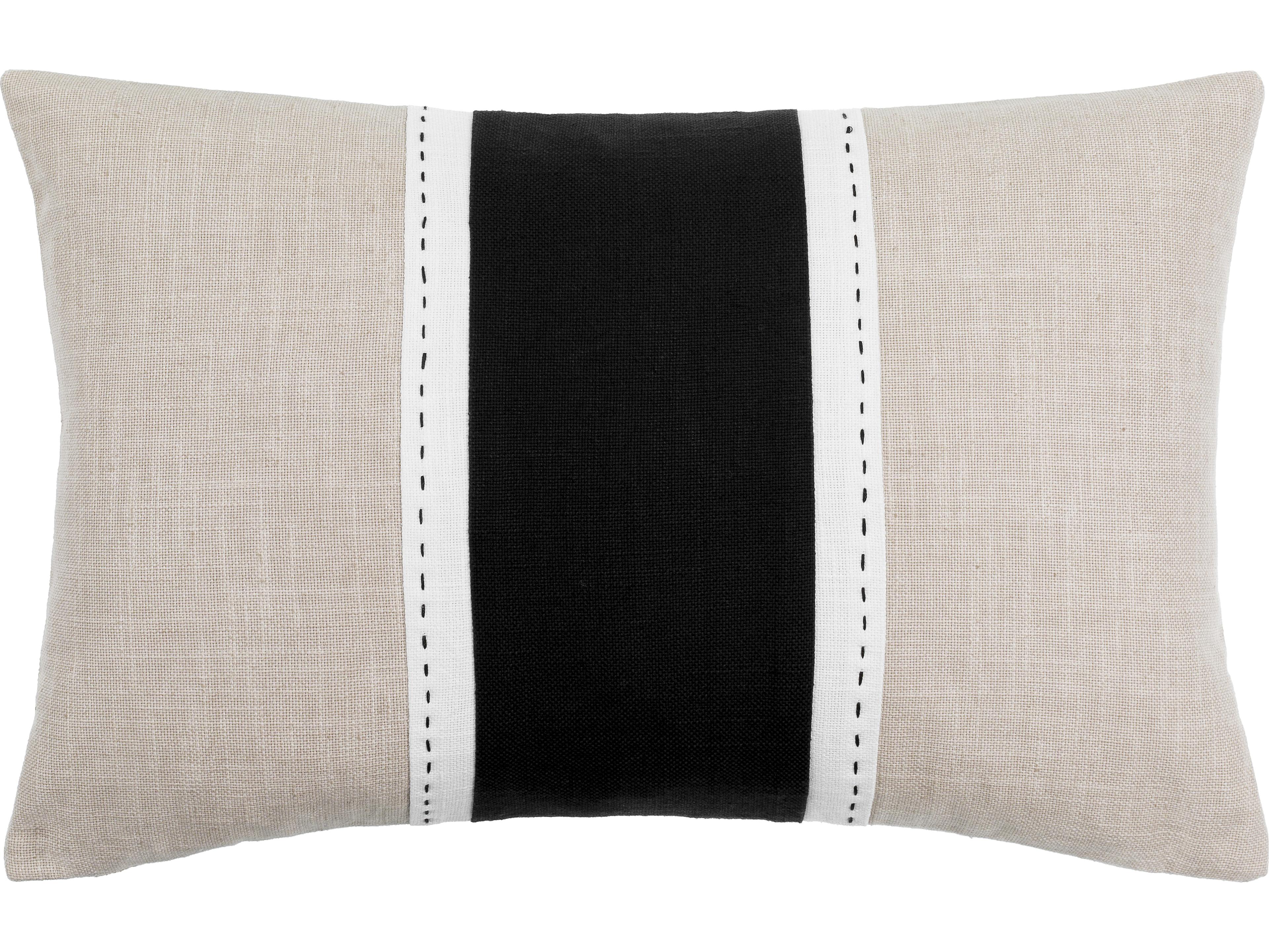 Surya Ritzy Black Pillow