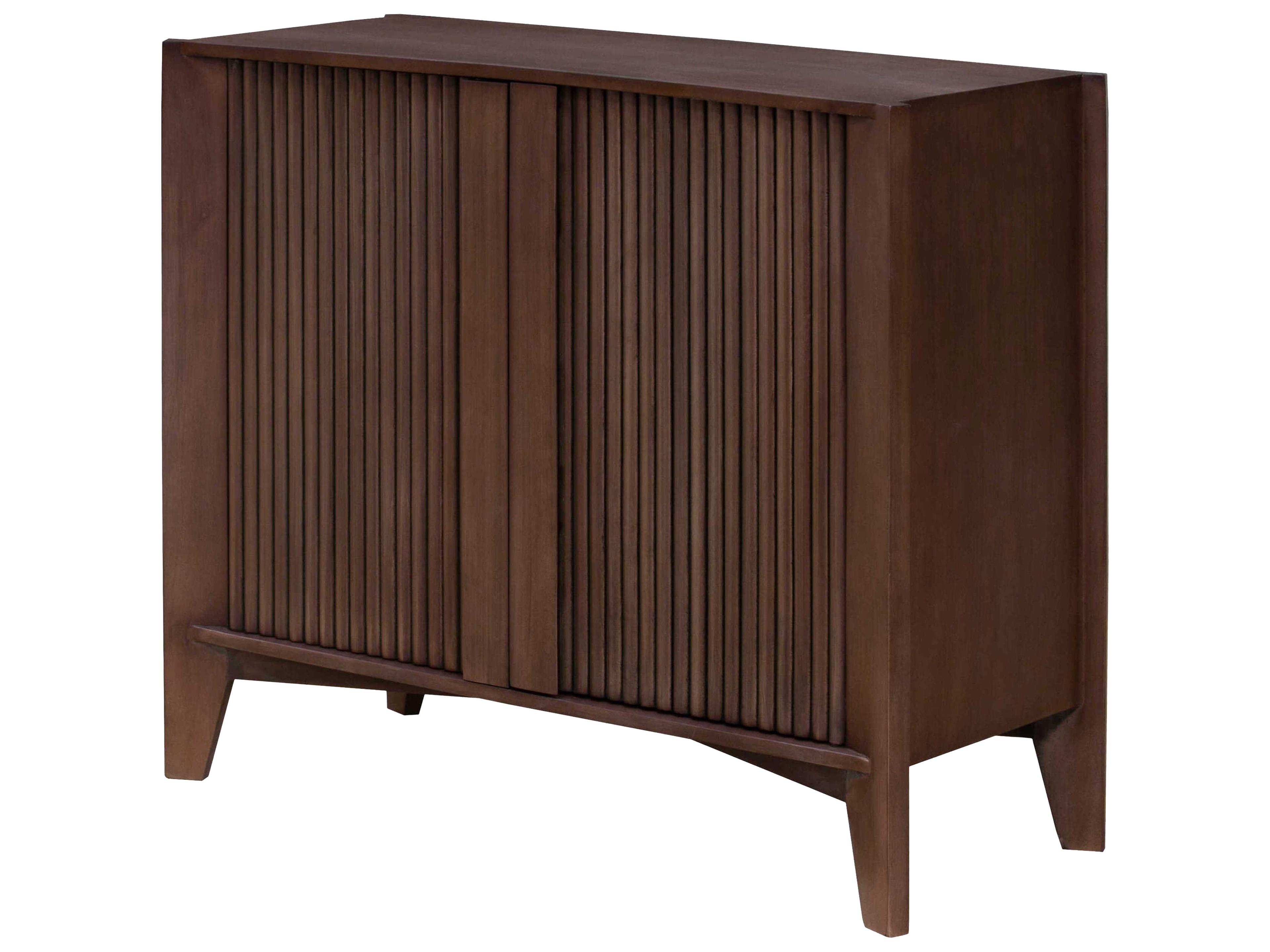 Surya Ronan Brown Mango Wood Accent Cabinet
