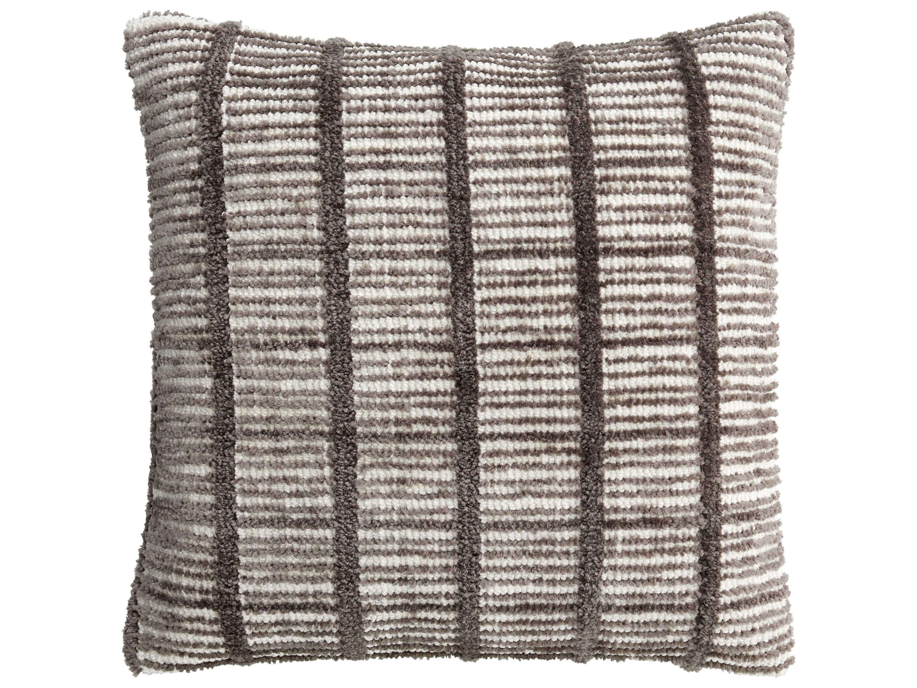 Surya Rowley Taupe Pillow