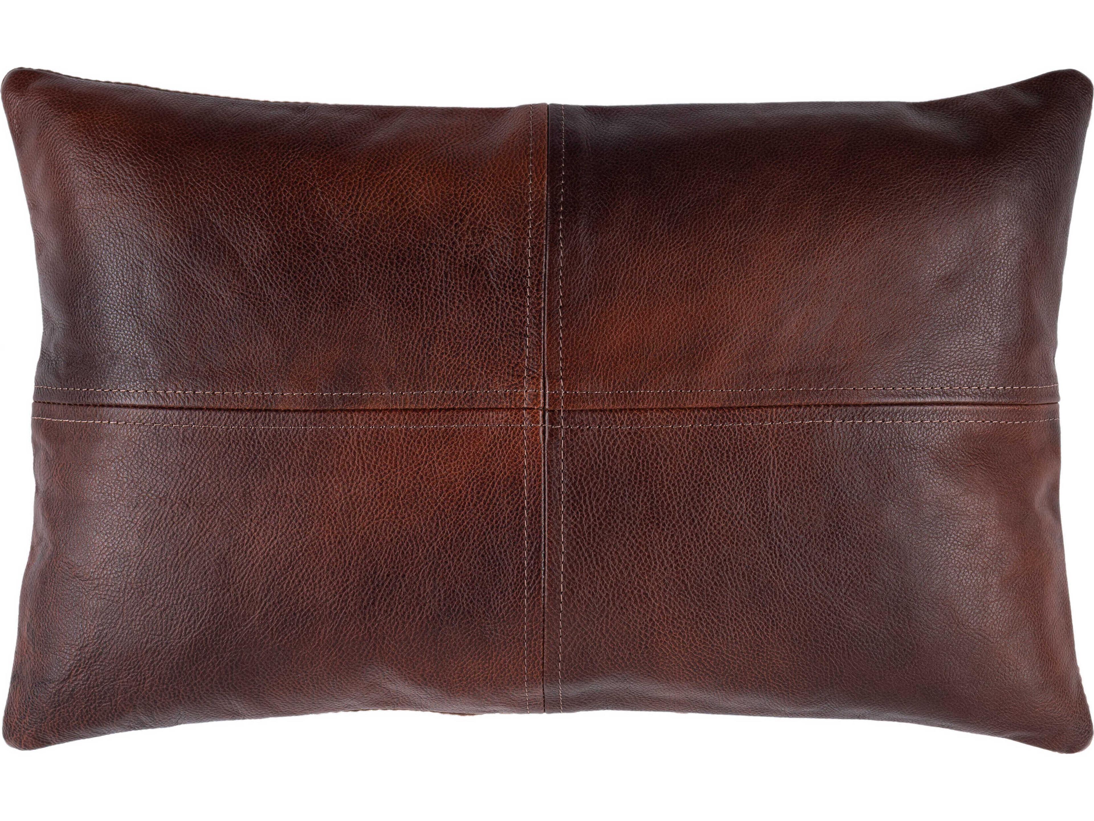 Surya Sheffield Dark Brown Pillow