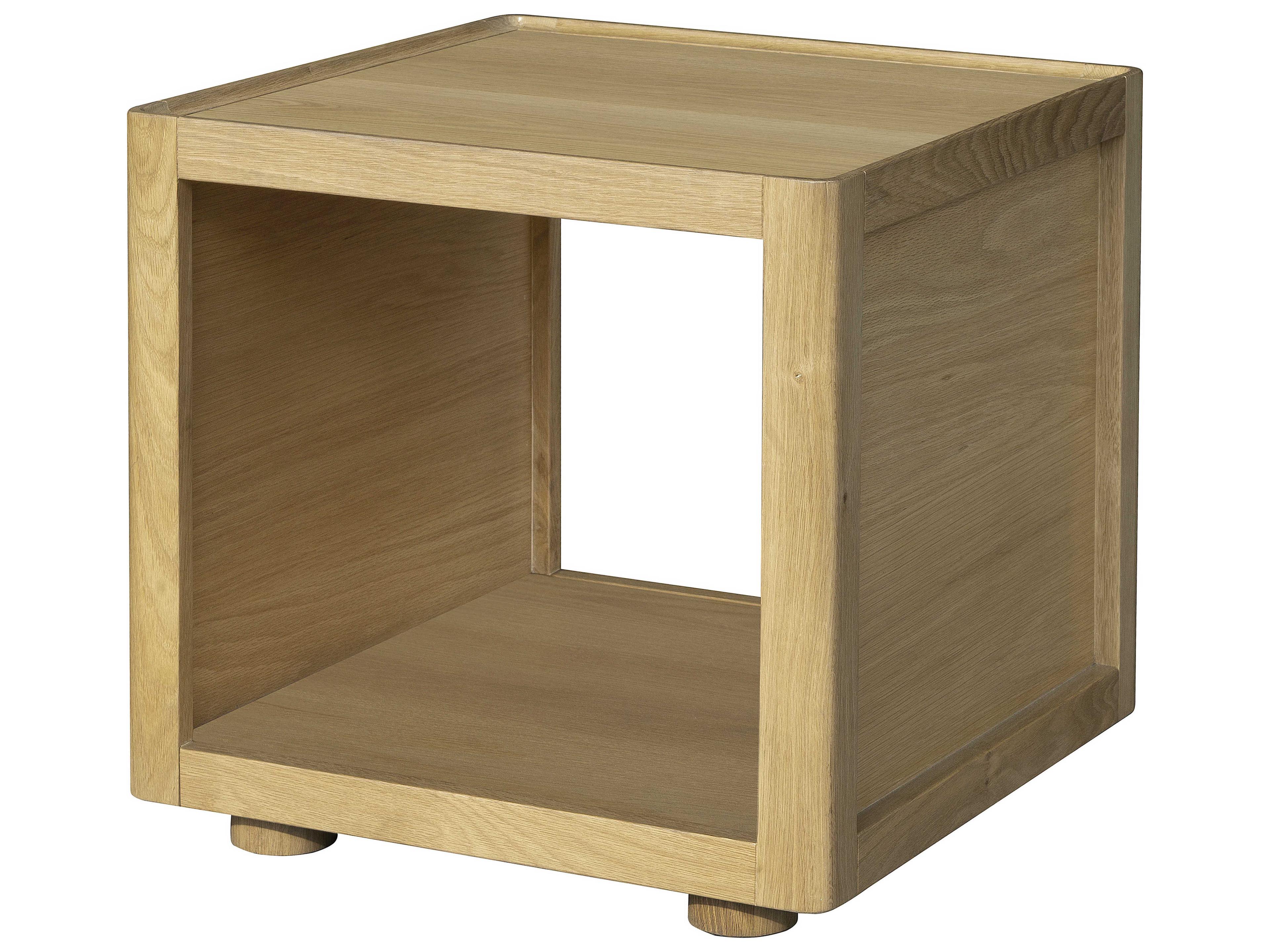 Surya Shaye Square Wood Brown End Table