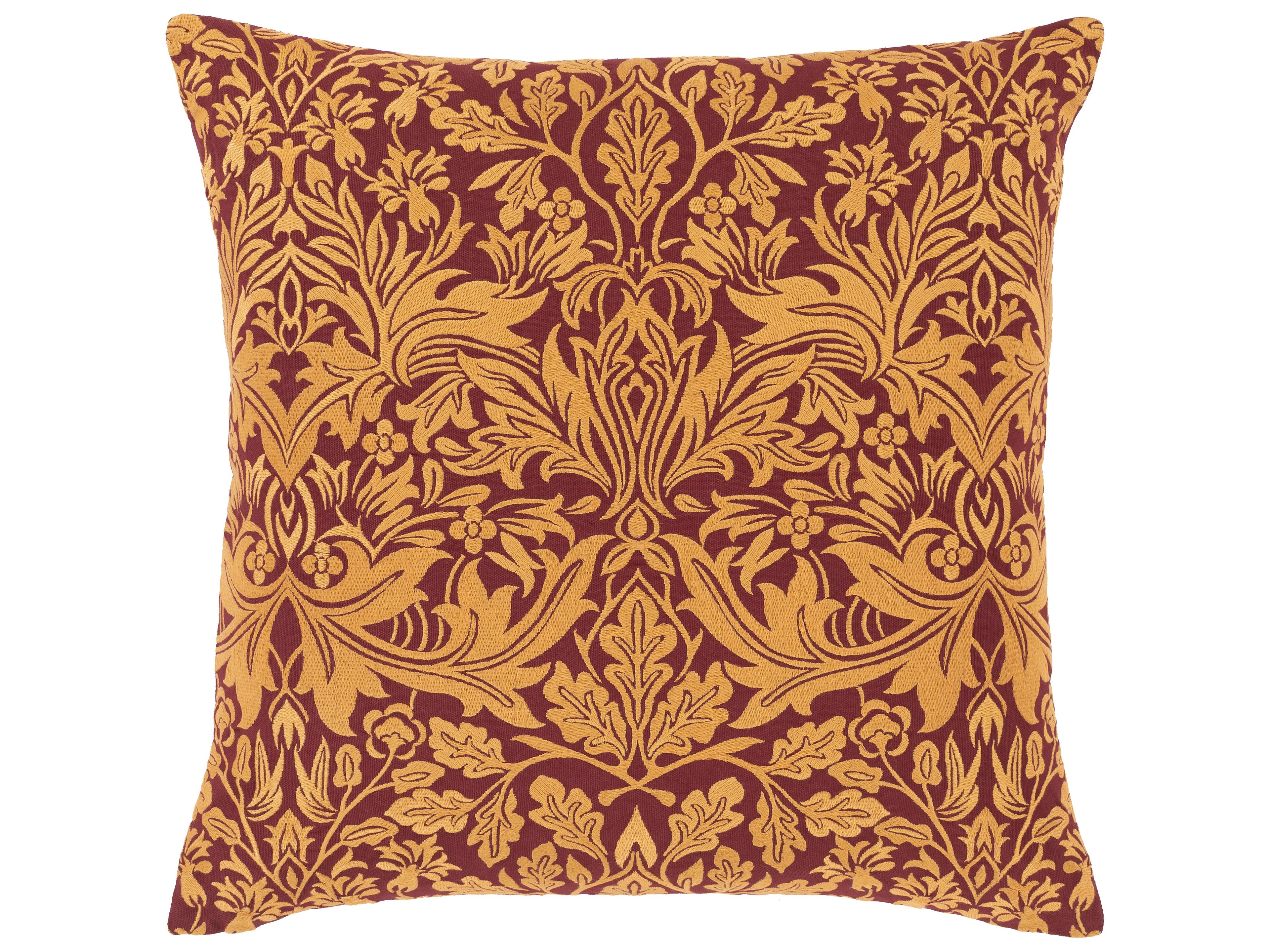 Surya Shelter Burgundy Pillow