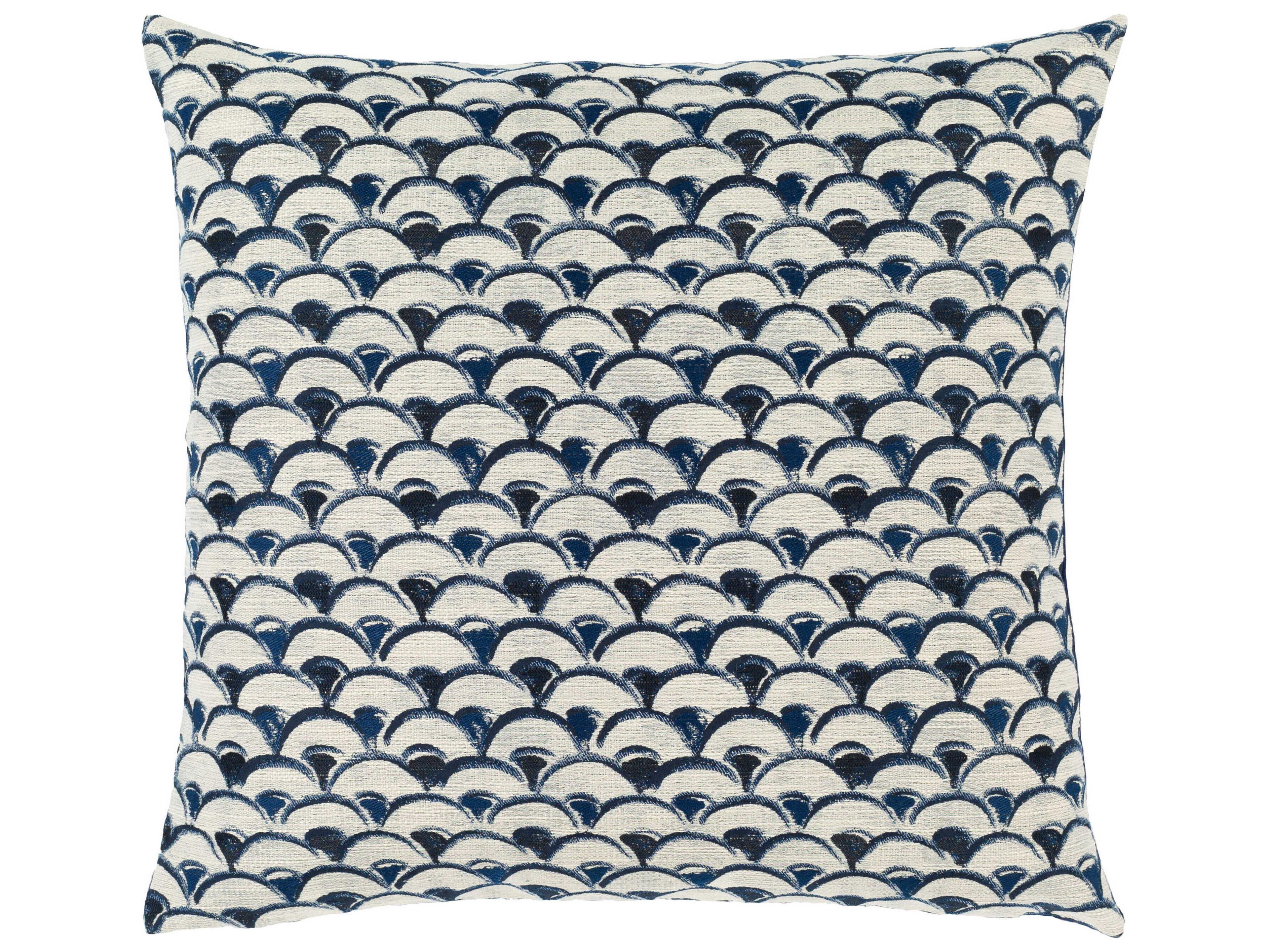 Surya Sanya Bay Navy / Ivory / Ink Blue Pillow