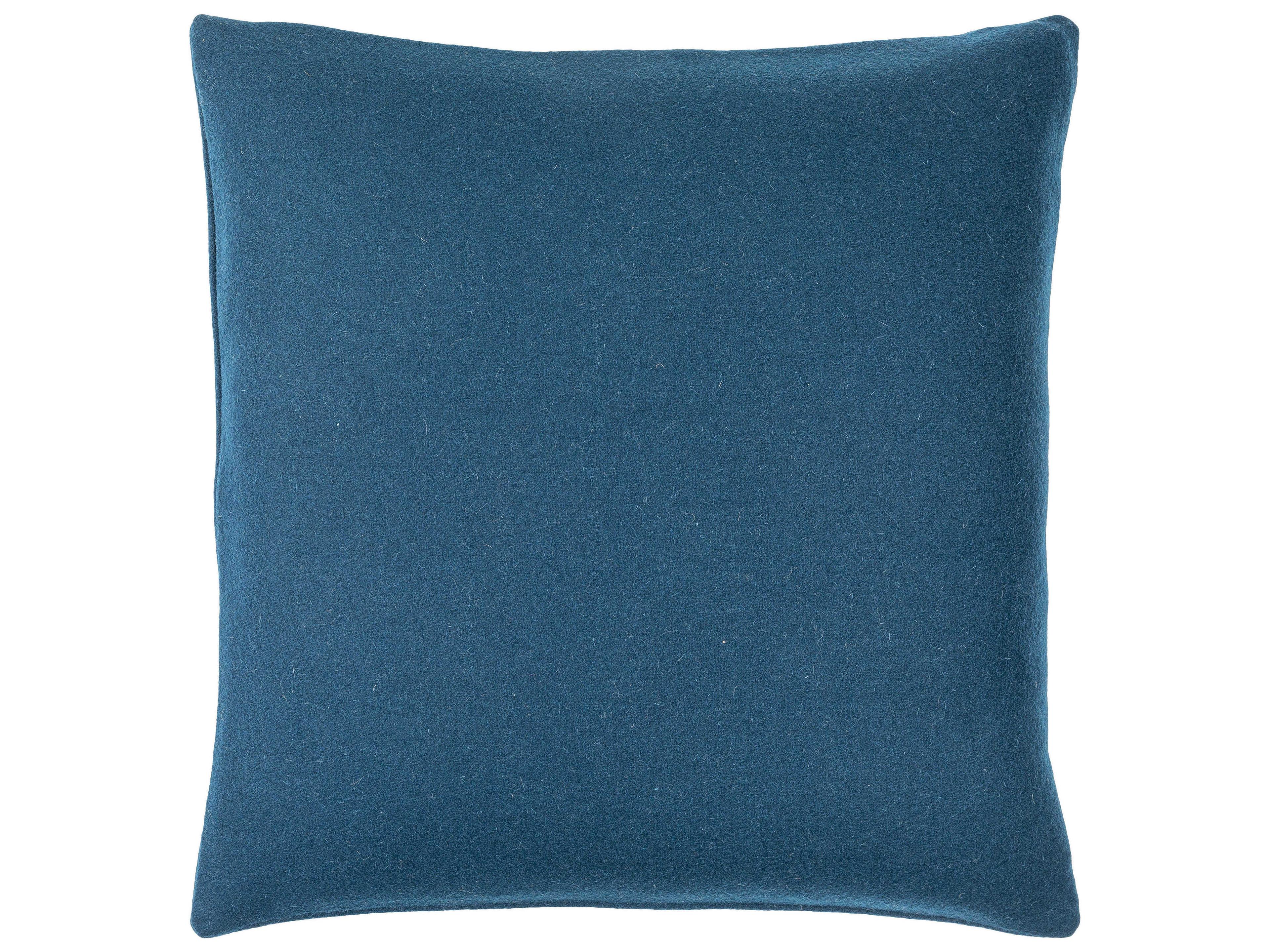 Surya Stirling Denim Blue Pillow