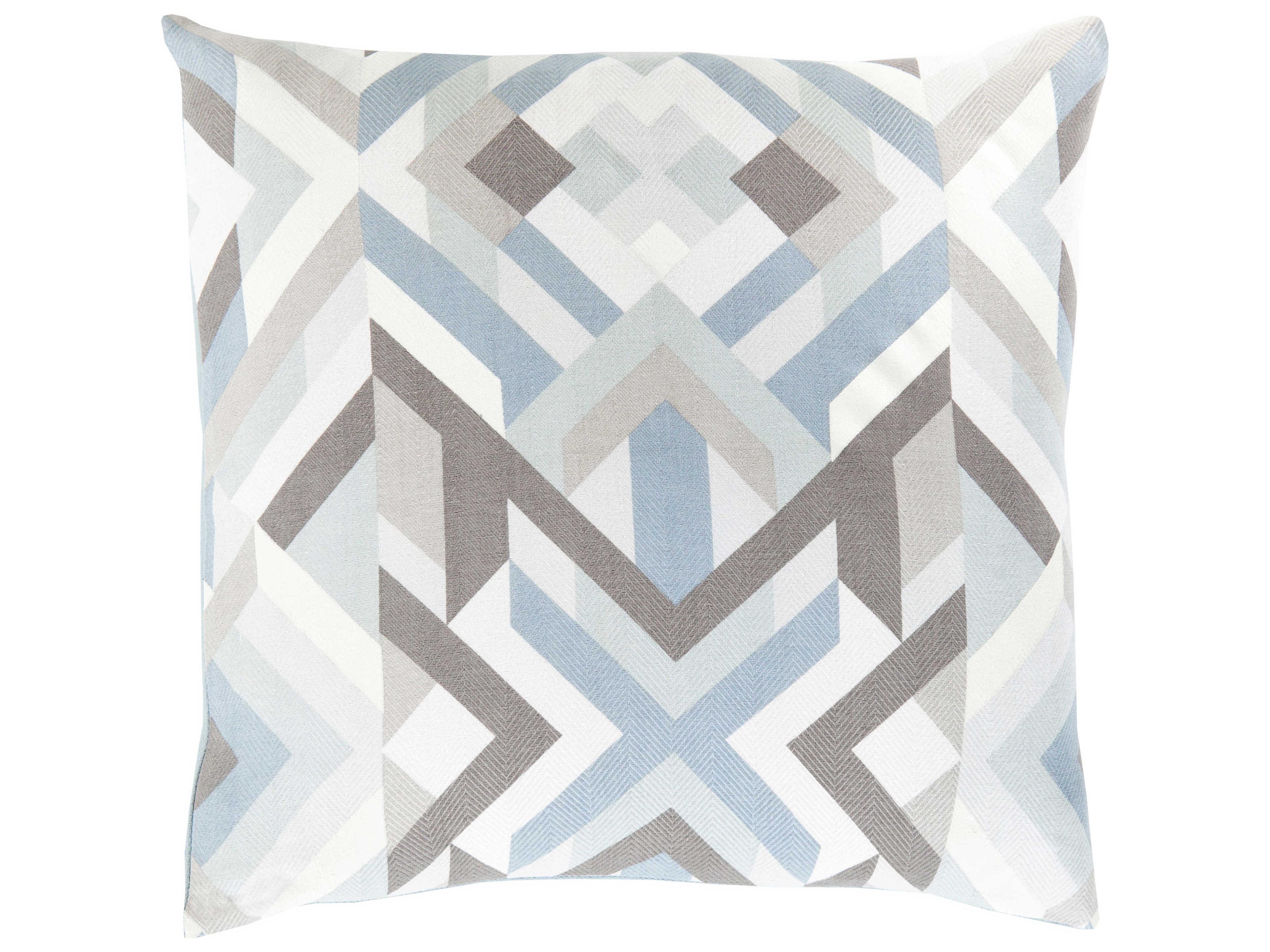 Surya Teori Charcoal / White / Light Gray Pillow